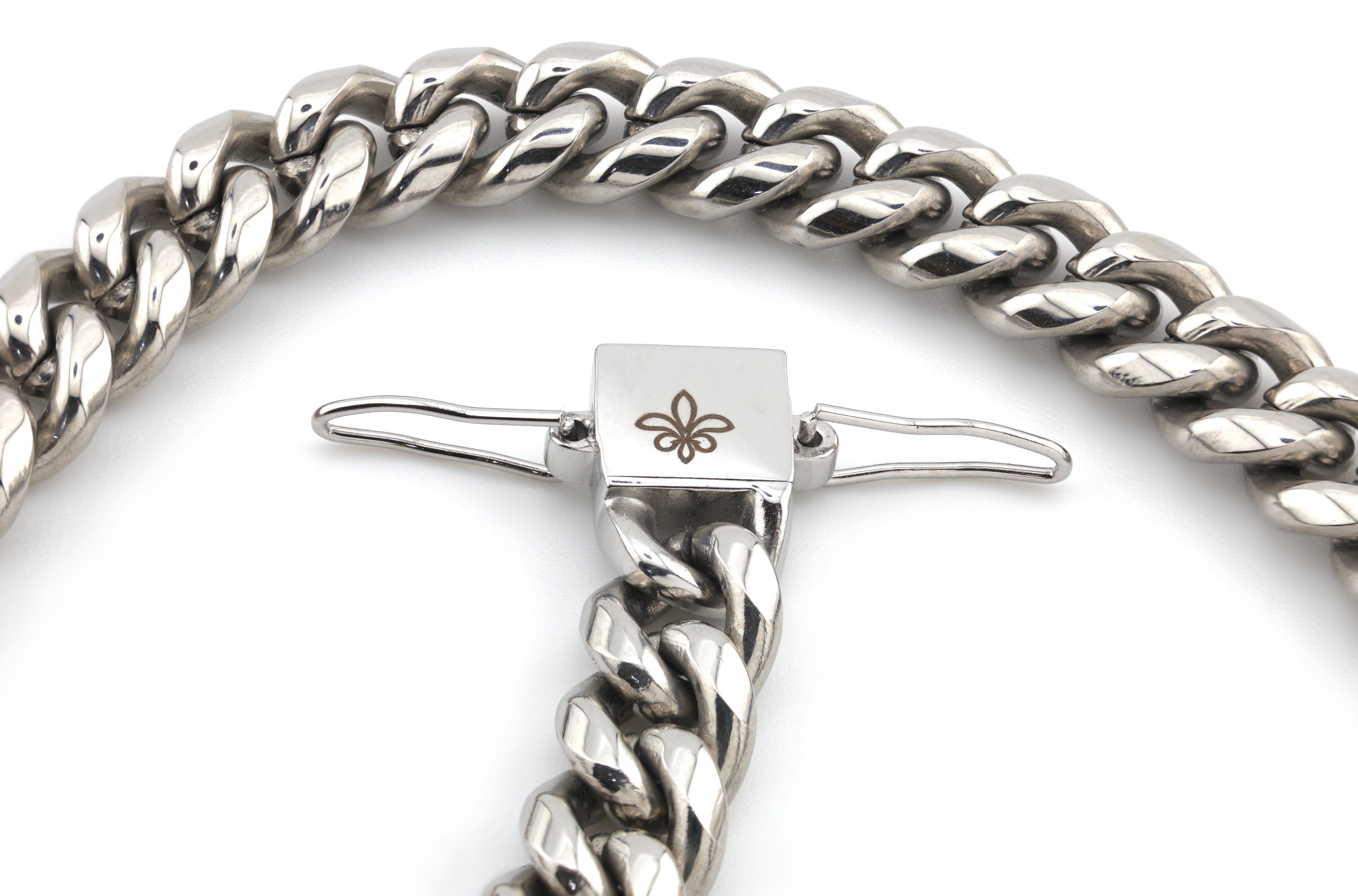 8MM Argentum Cuban Bracelet