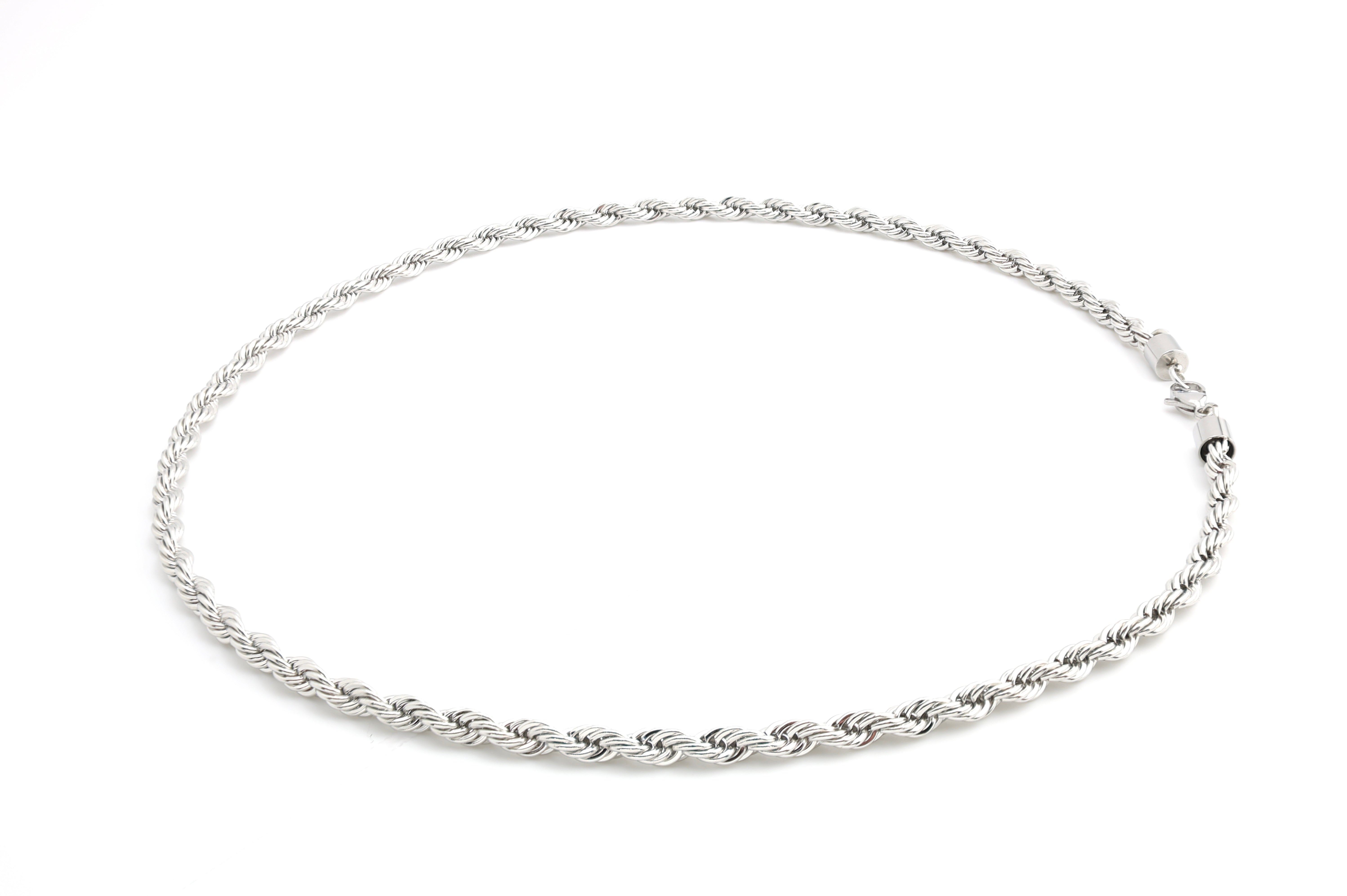 5MM Argentum Rope Necklce