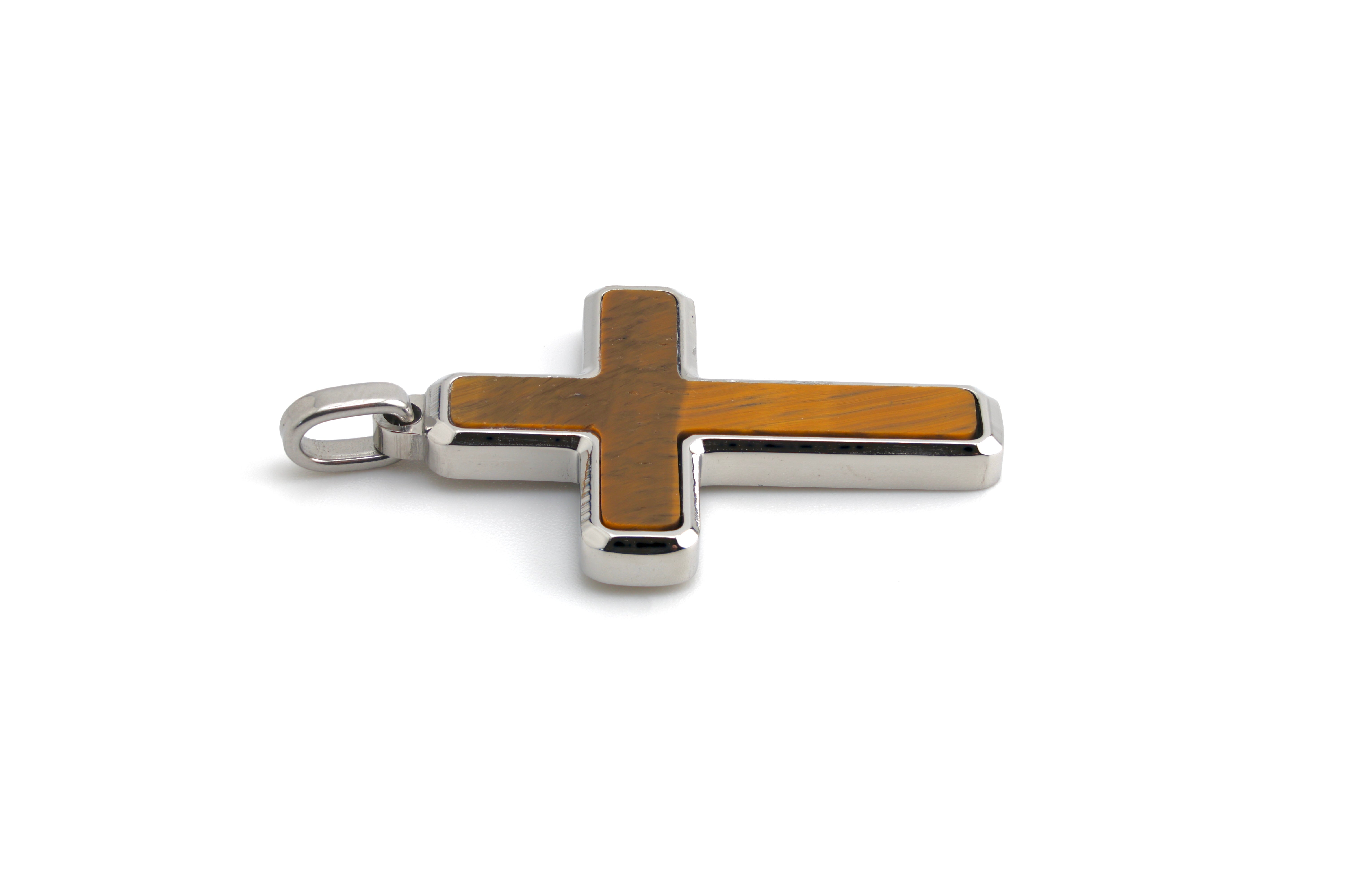 Tiger’s Eye Celestia Cross