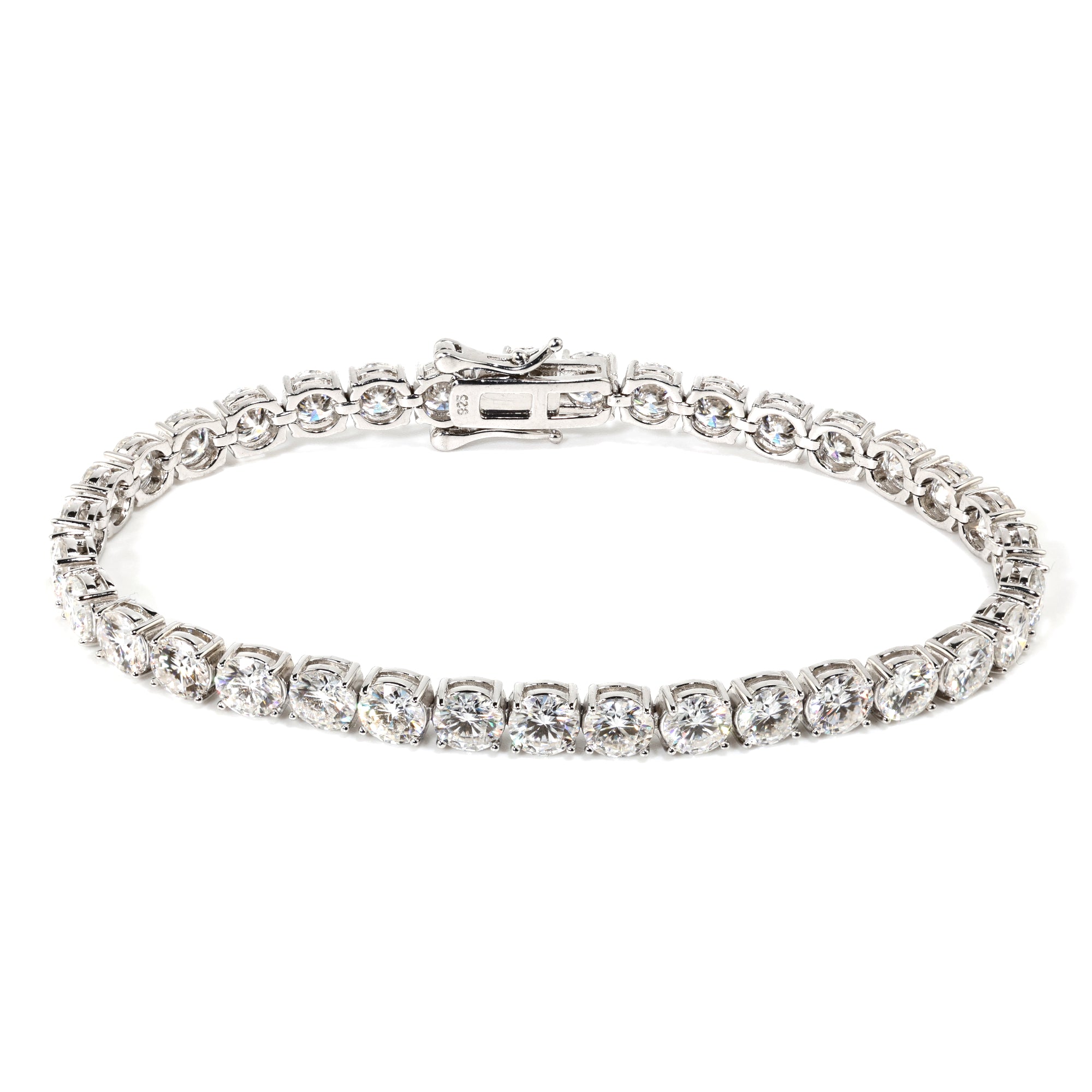 Titan Cut (Cut) Glacier White Tennis Bracelet