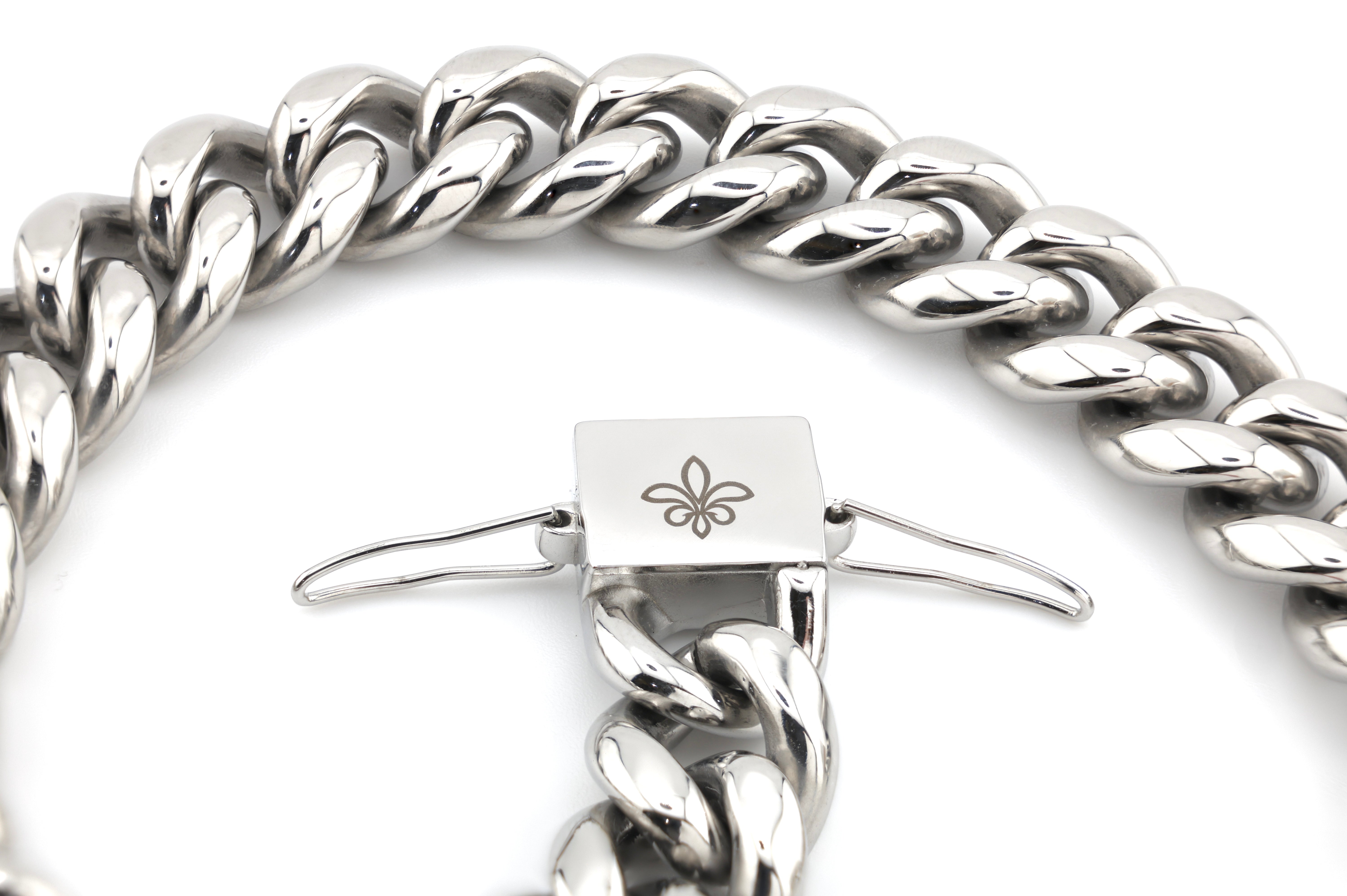 12MM Argentum Cuban Bracelet