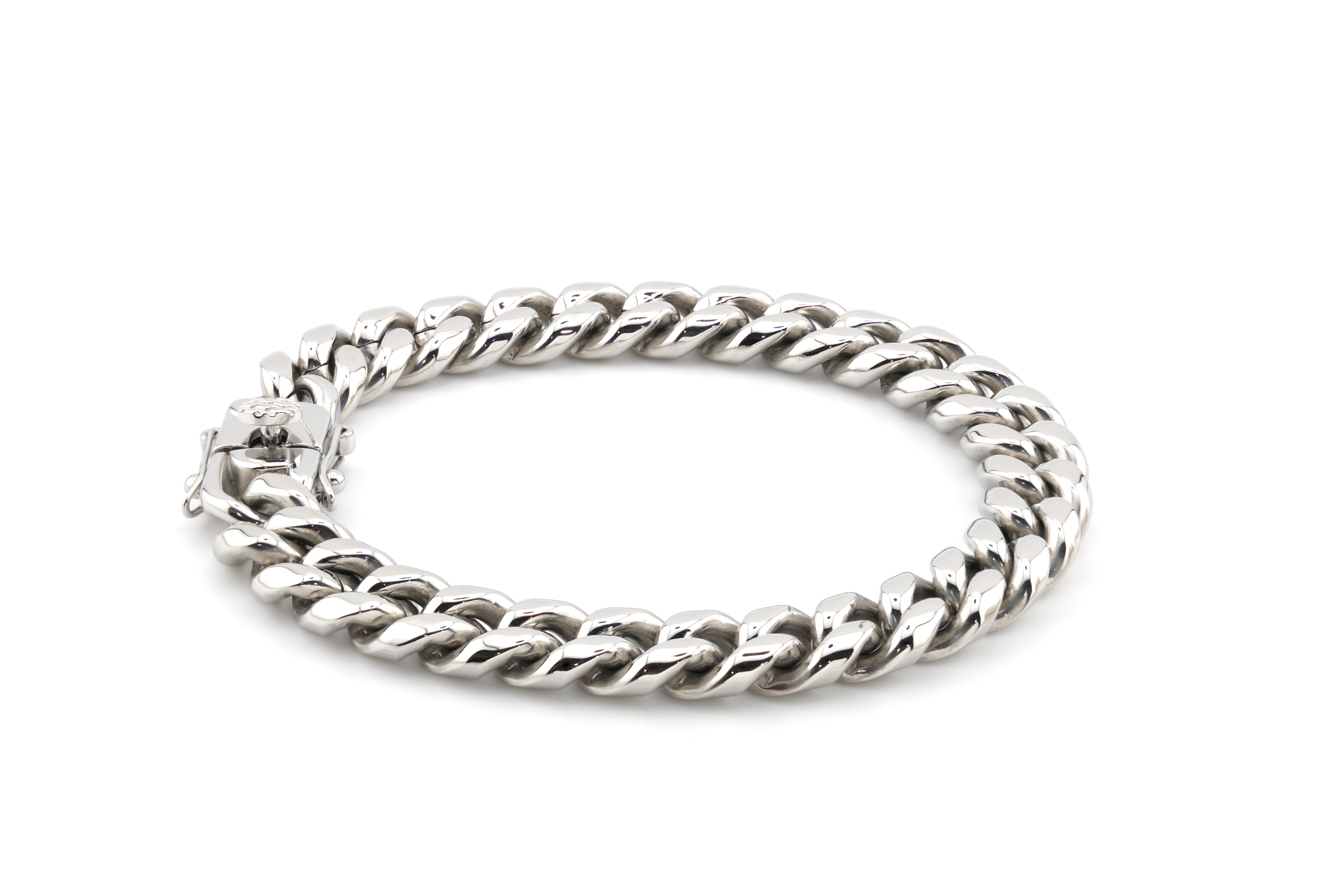 10MM Argentum Cuban Bracelet