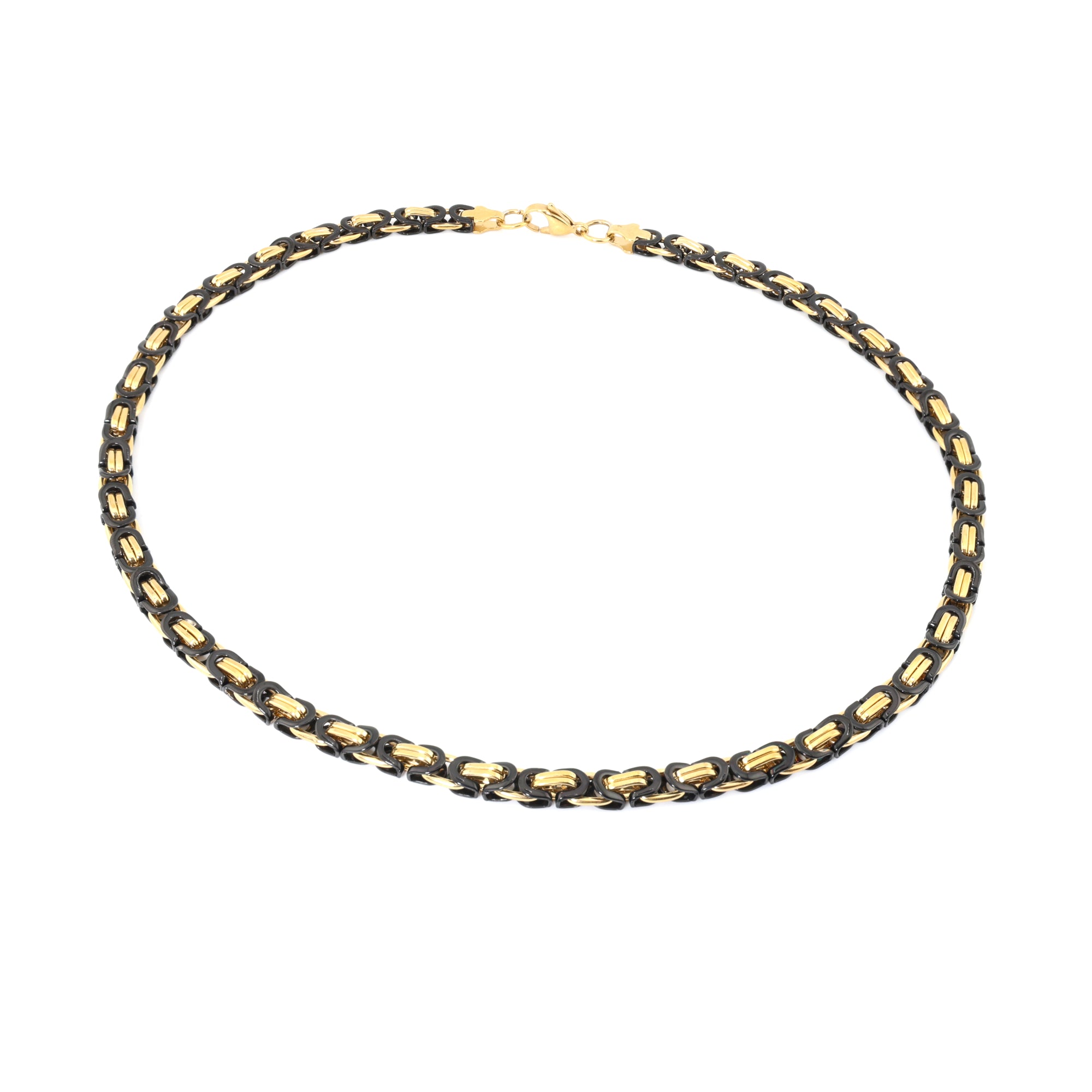 6MM Aurelius Noir Byzantine Necklace