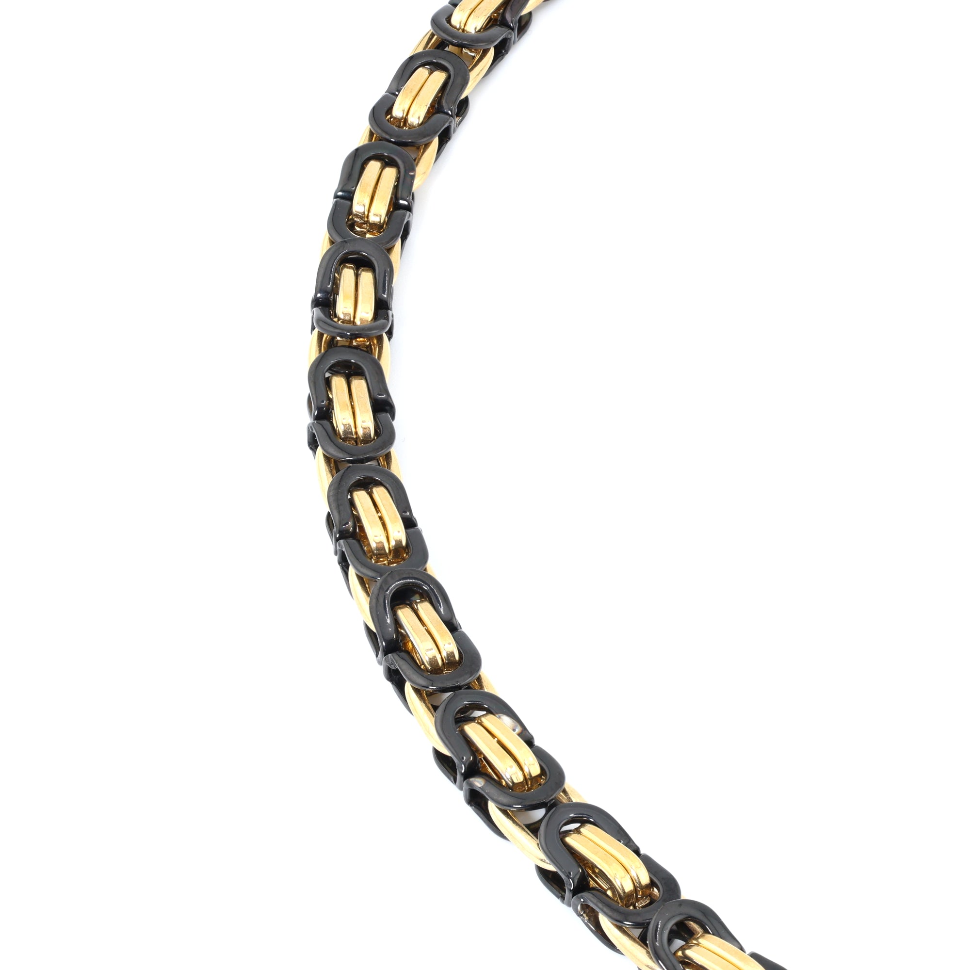 6MM Aurelius Noir Byzantine Necklace