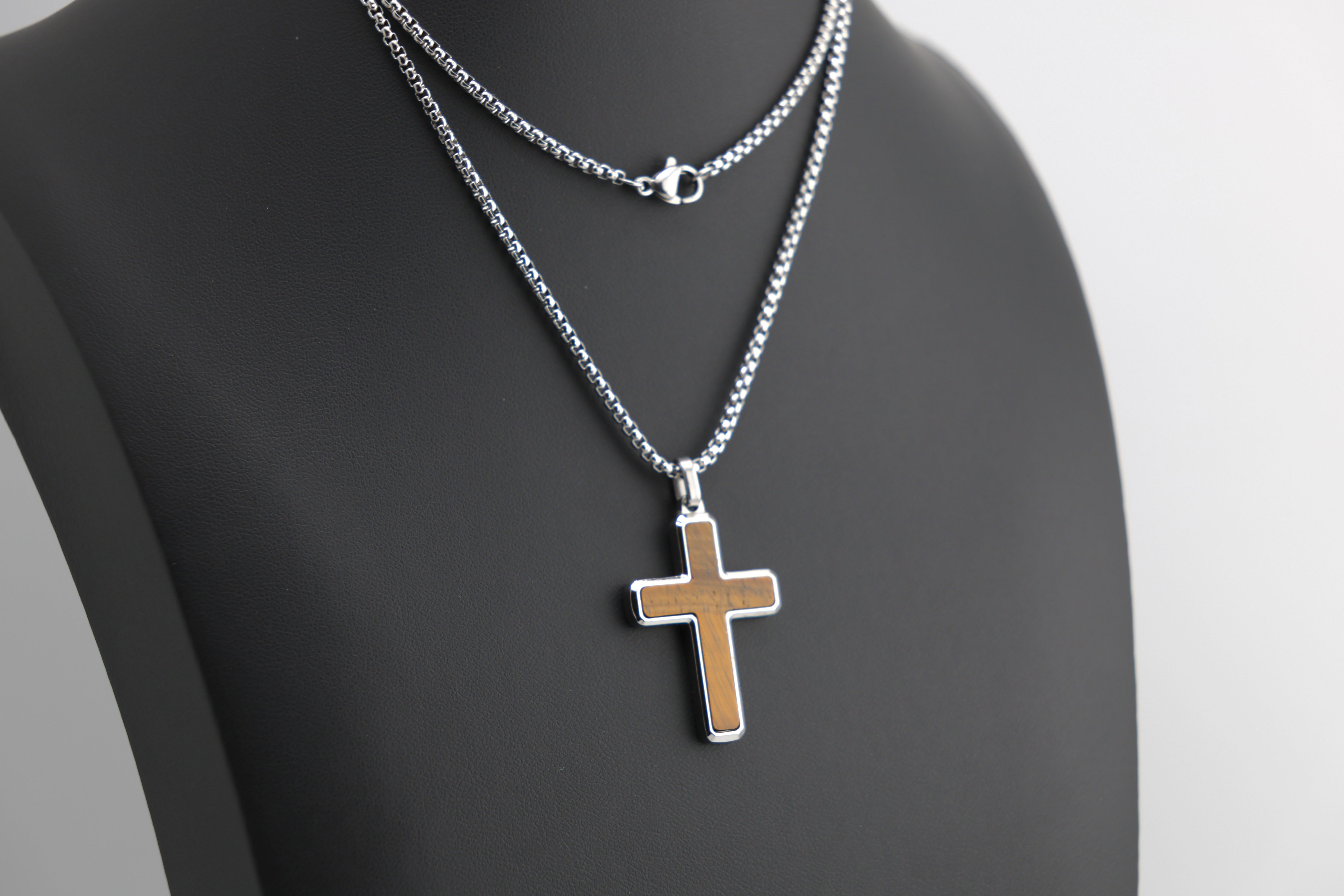 Tiger’s Eye Celestia Cross