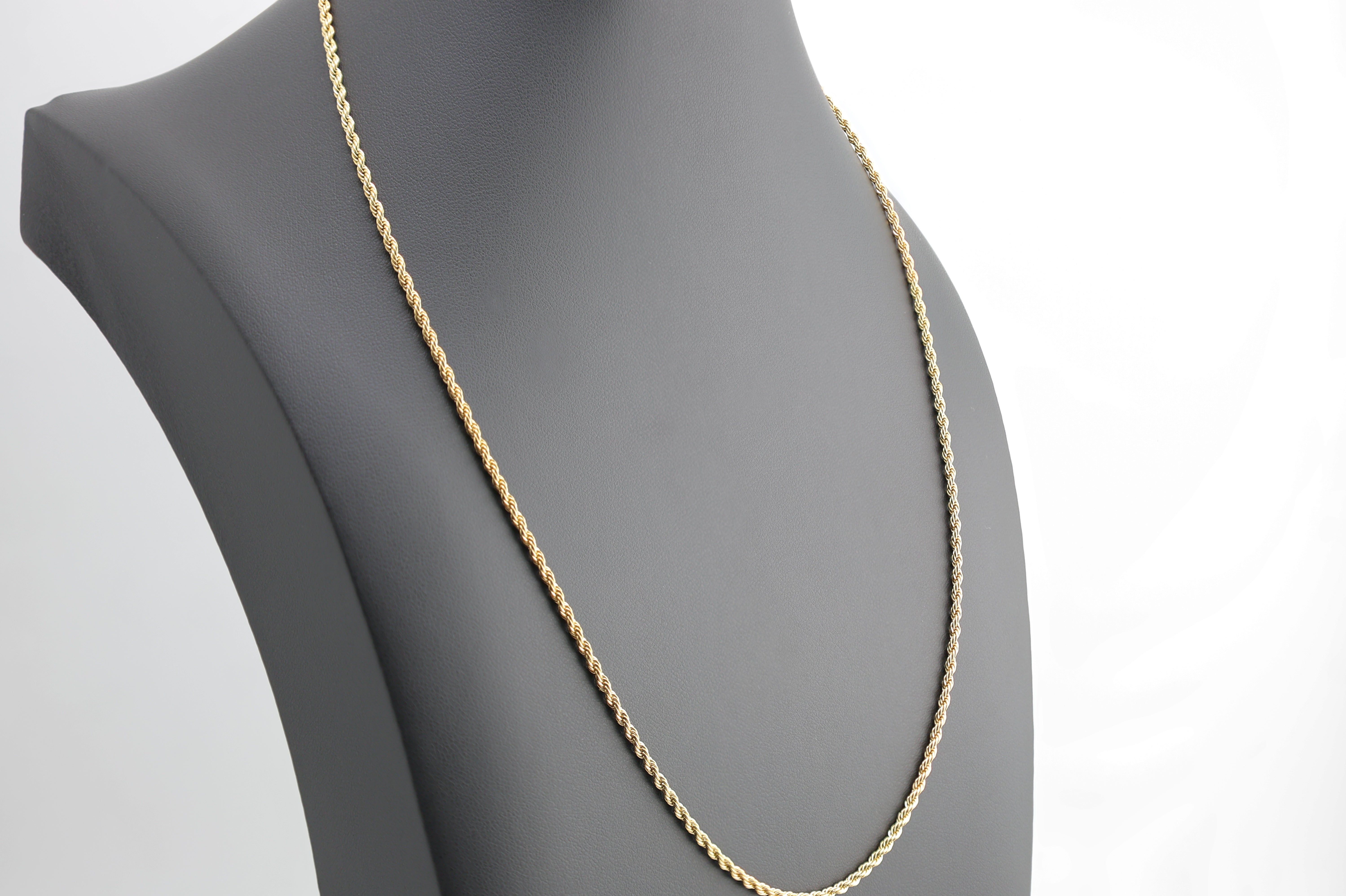 2MM Aurelius Rope Necklace