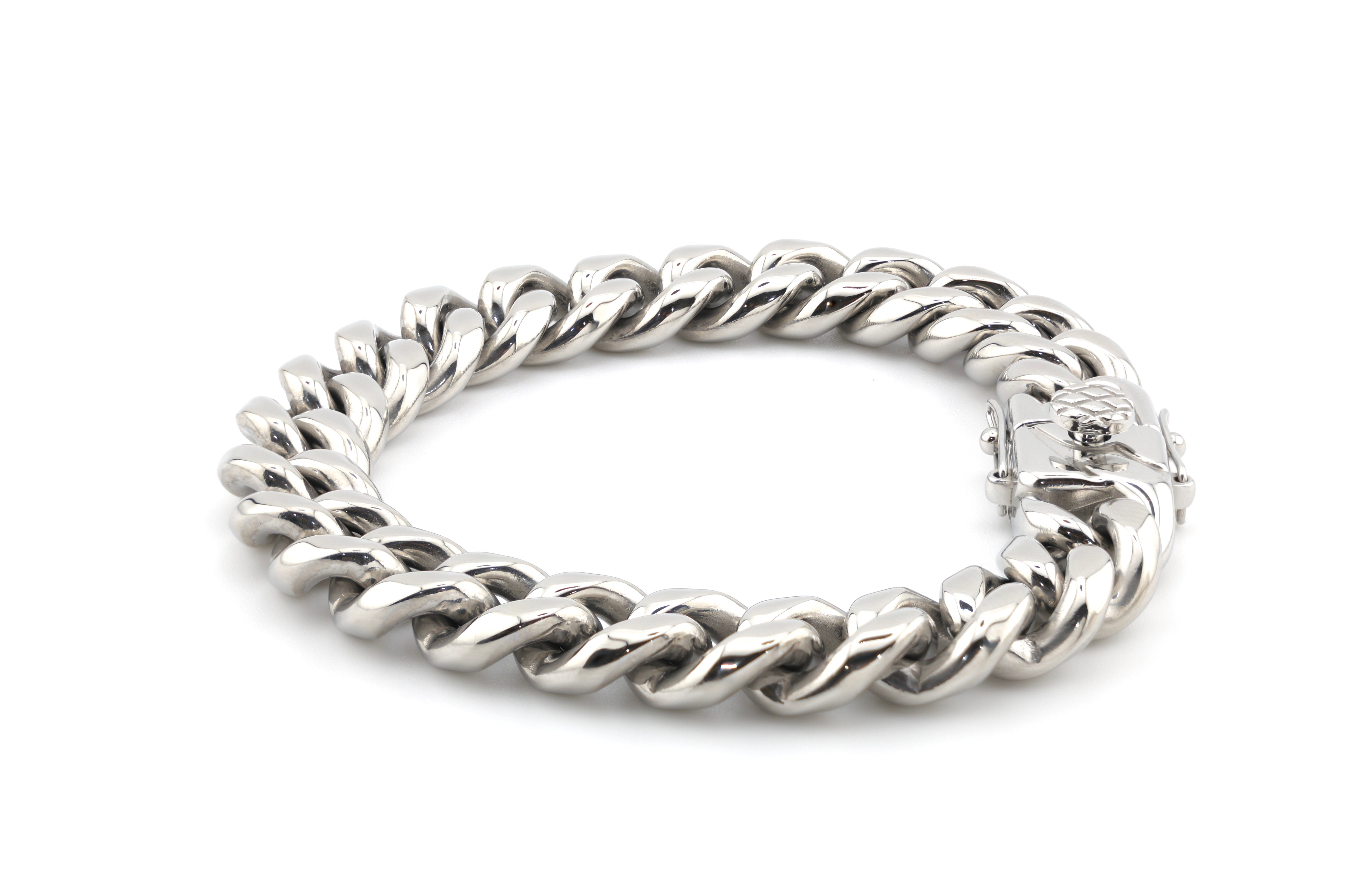 12MM Argentum Cuban Bracelet