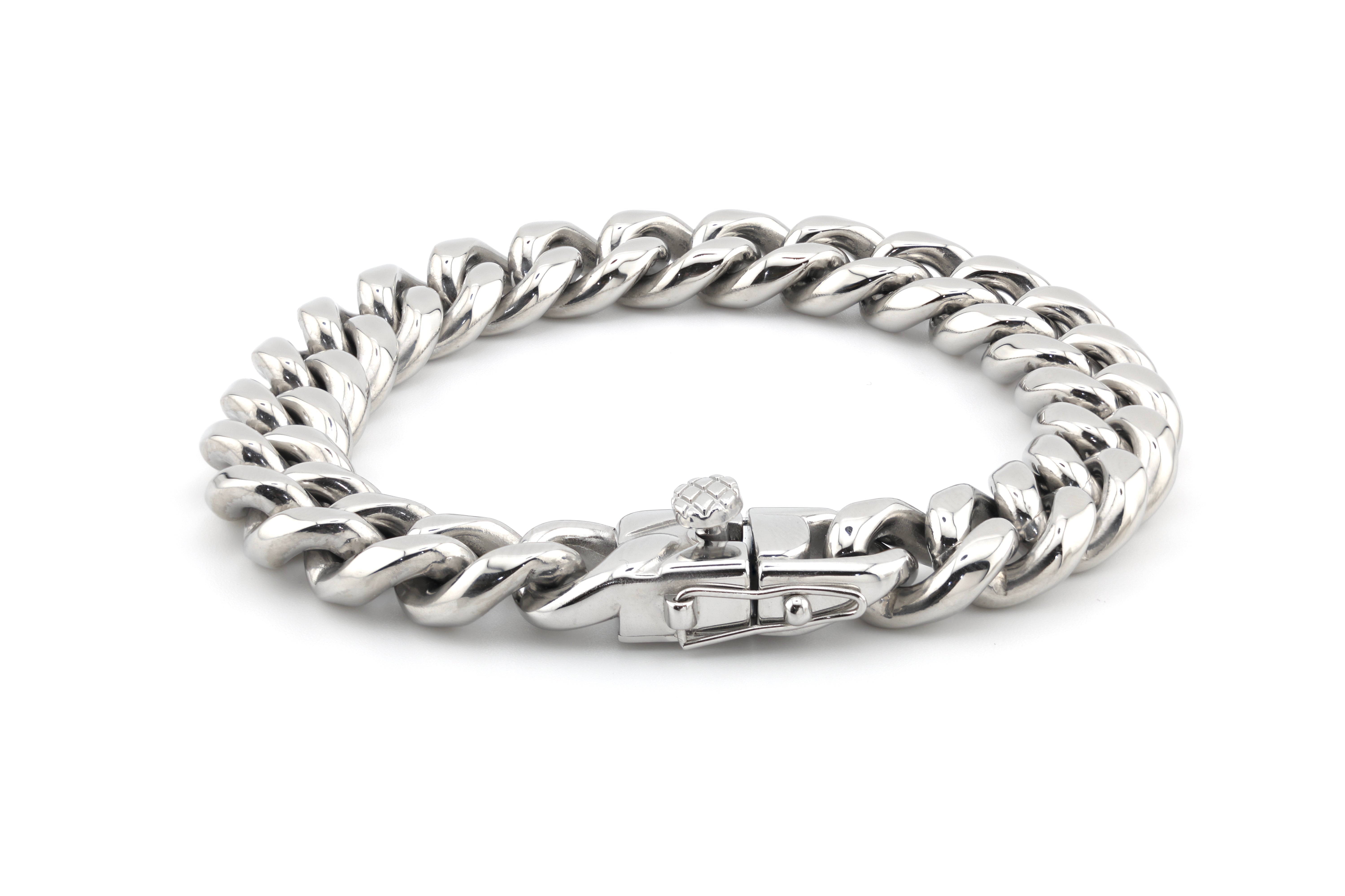 12MM Argentum Cuban Bracelet