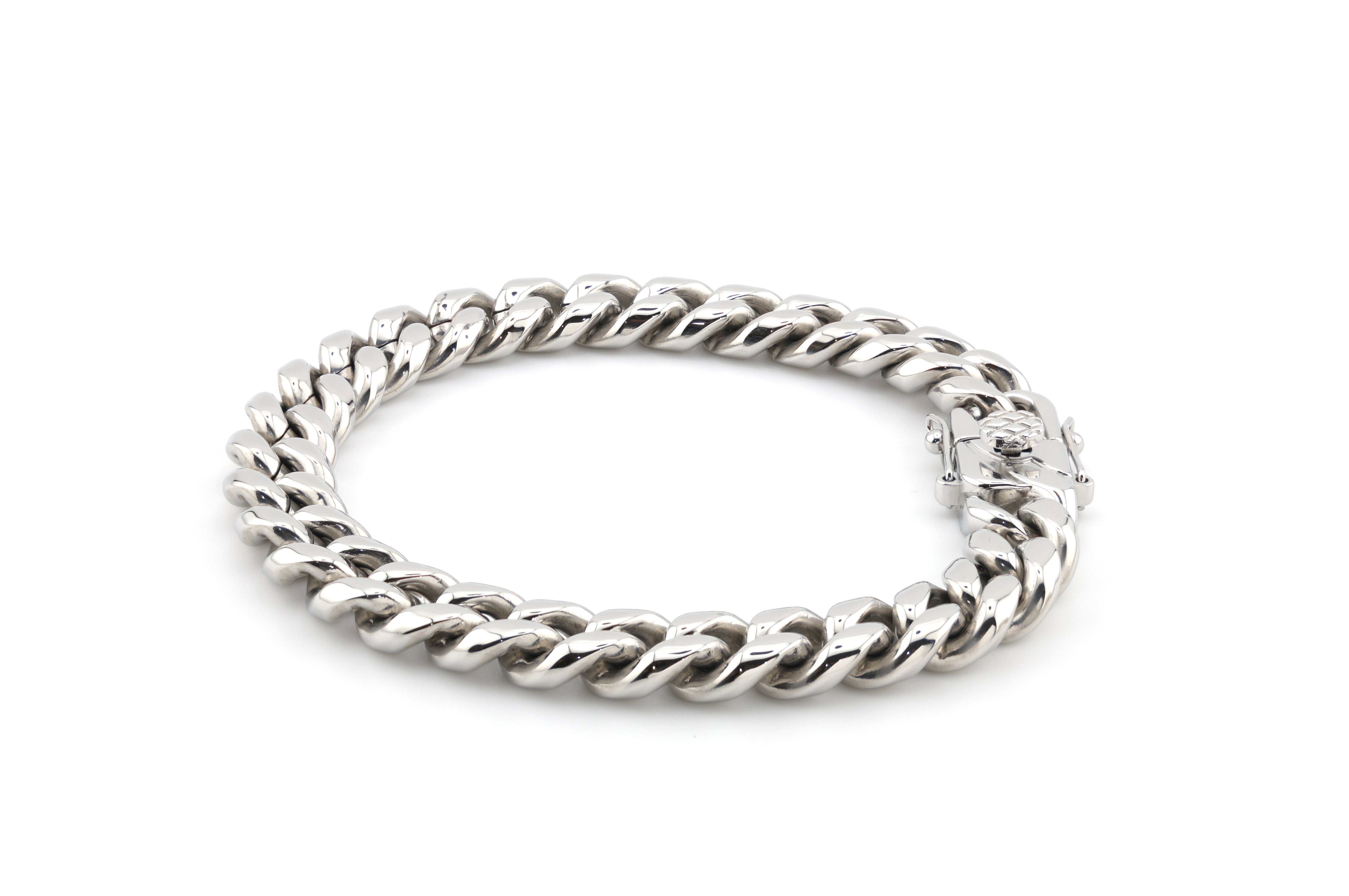 10MM Argentum Cuban Bracelet