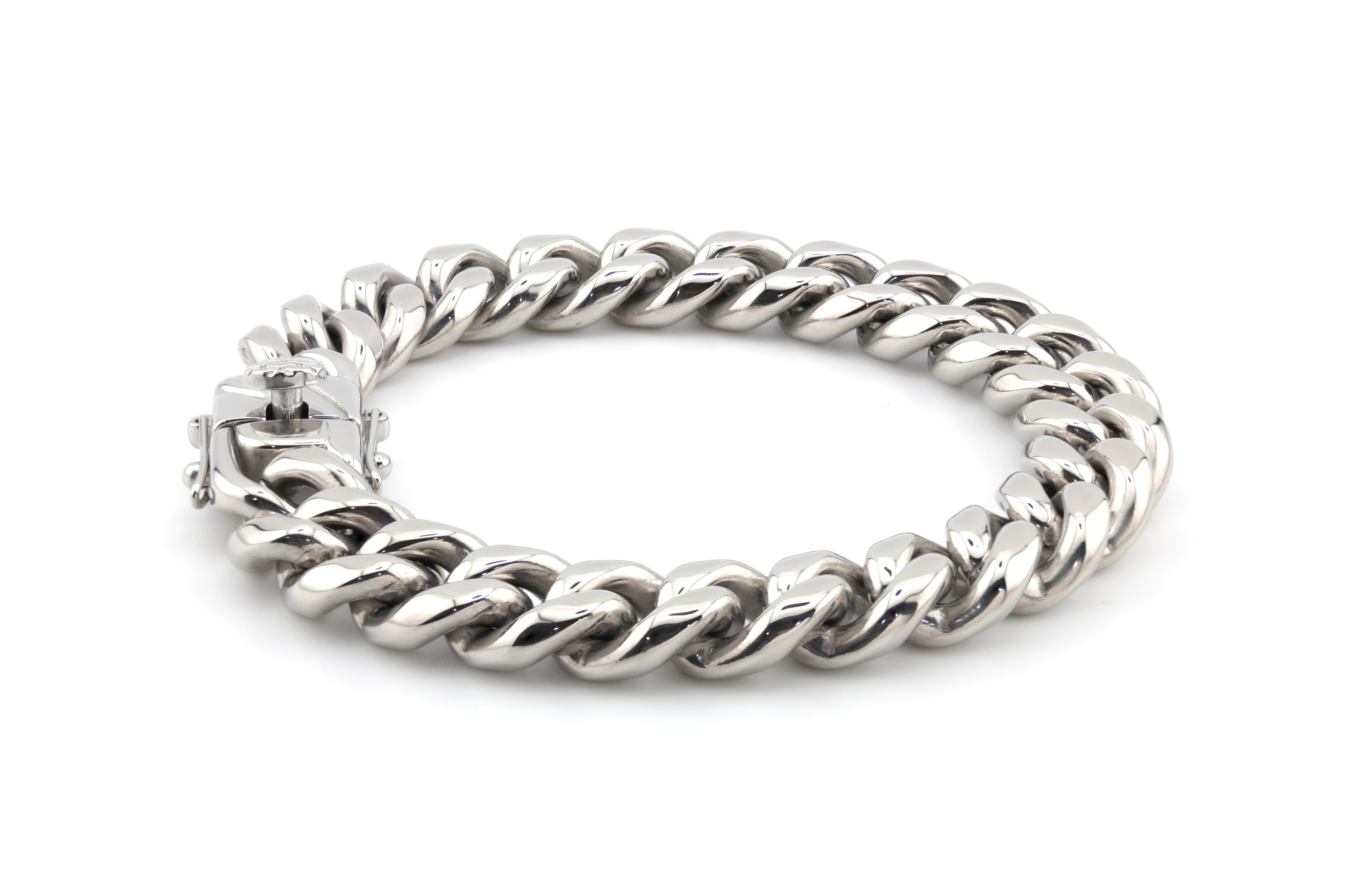 12MM Argentum Cuban Bracelet