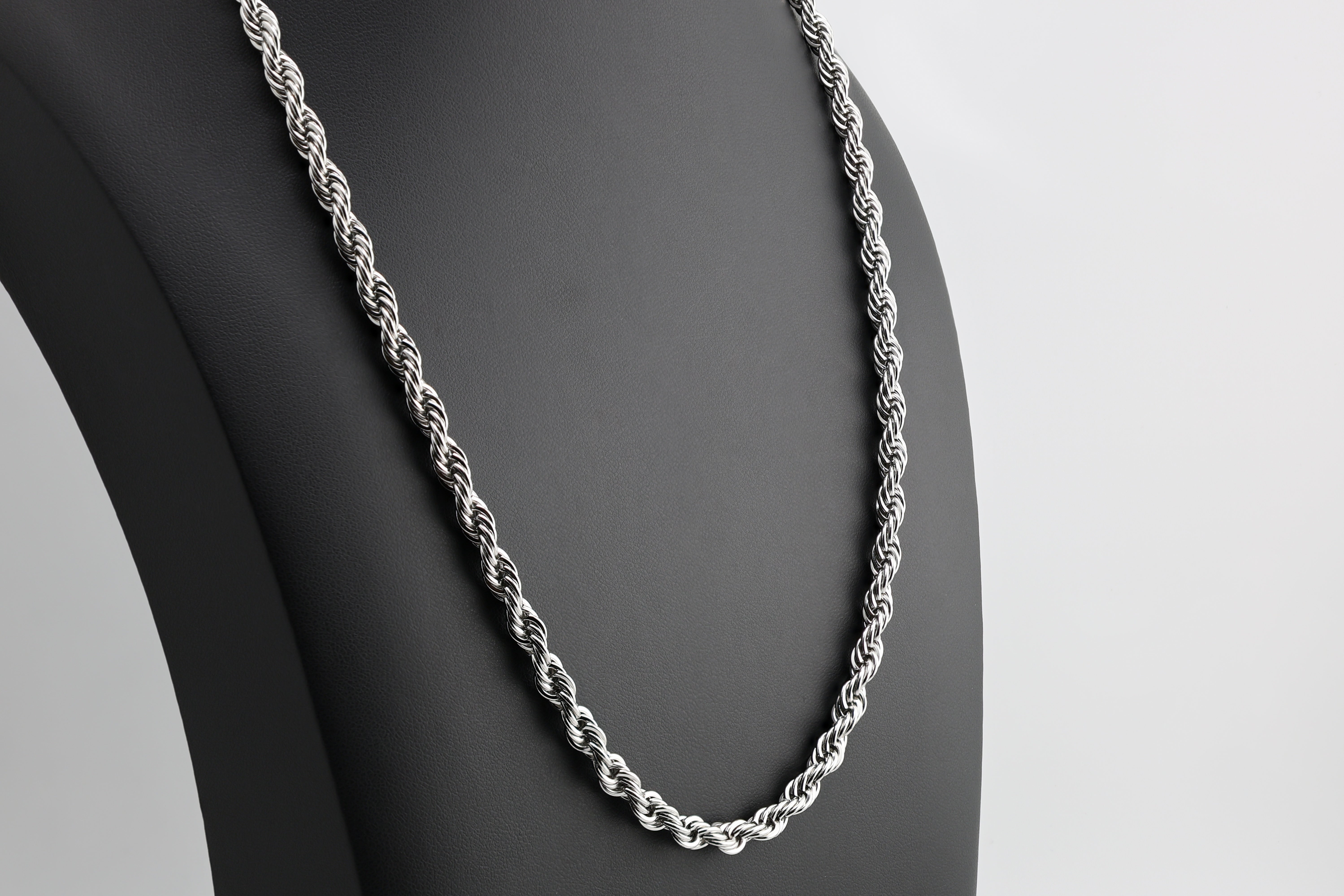 5MM Argentum Rope Necklce