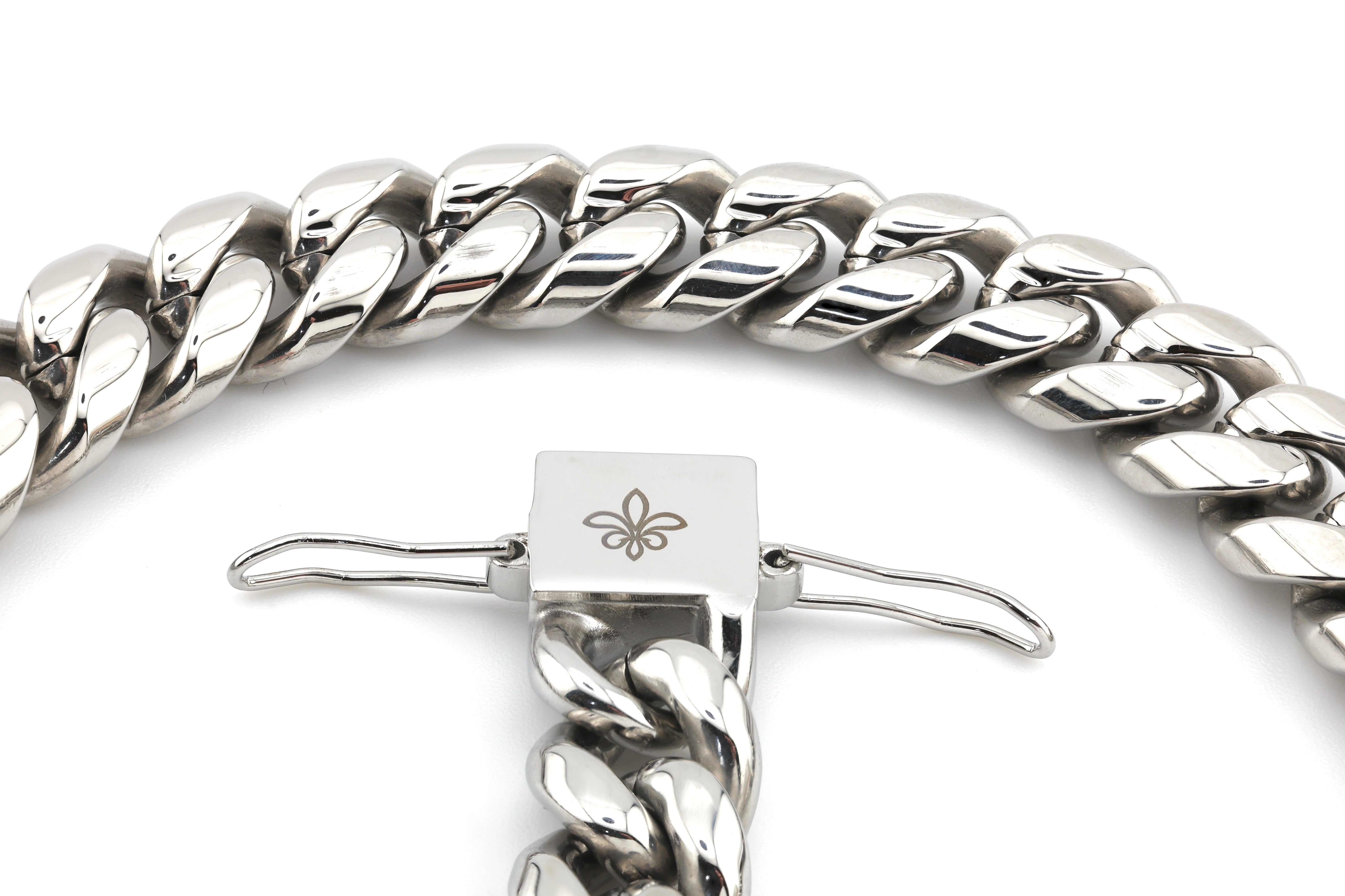 10MM Argentum Cuban Bracelet