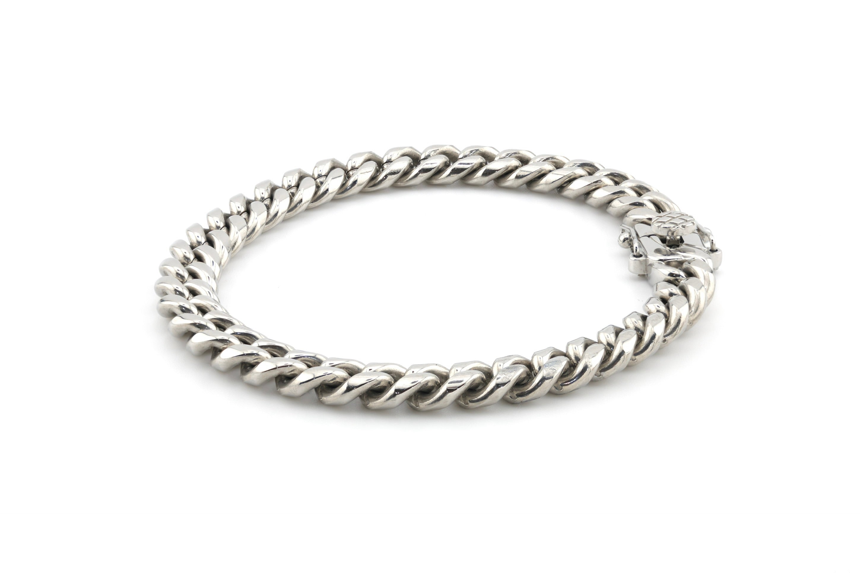 8MM Argentum Cuban Bracelet