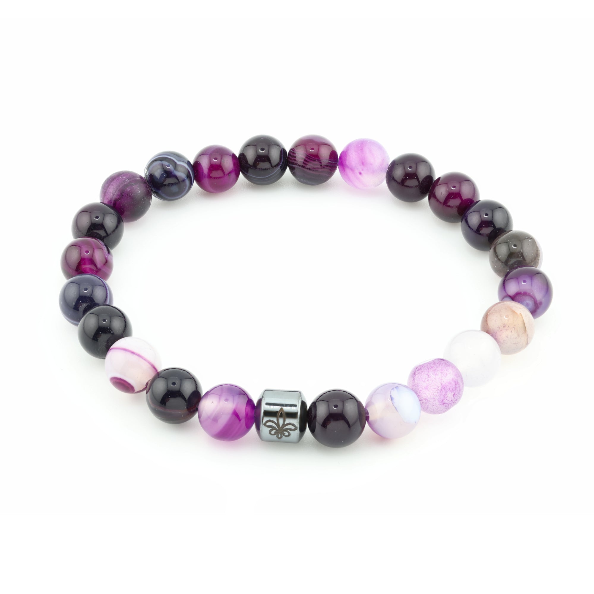 Amethyst Agate Bracelet