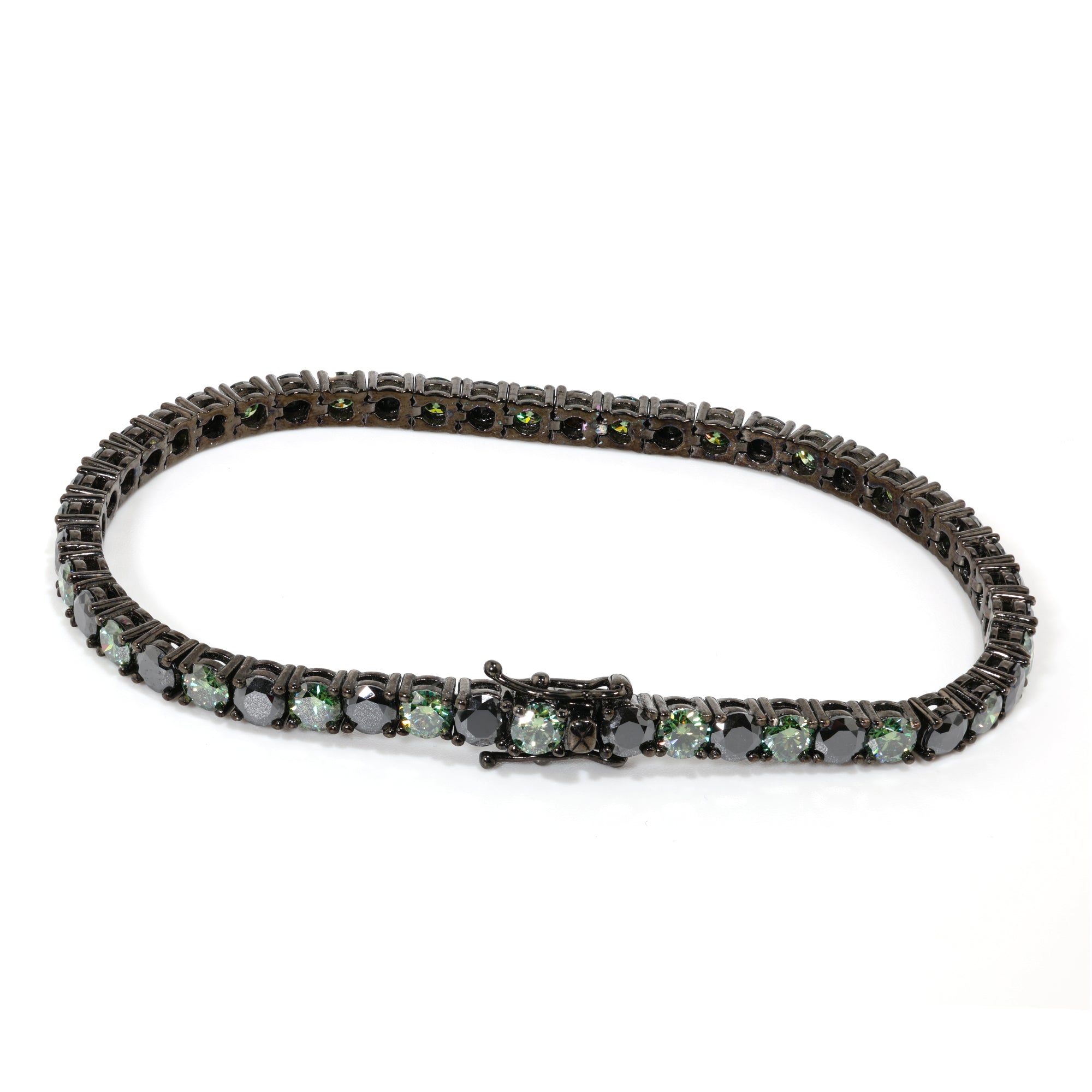 Executive Cut (4MM) Eclipse Finish Tennis Bracelet