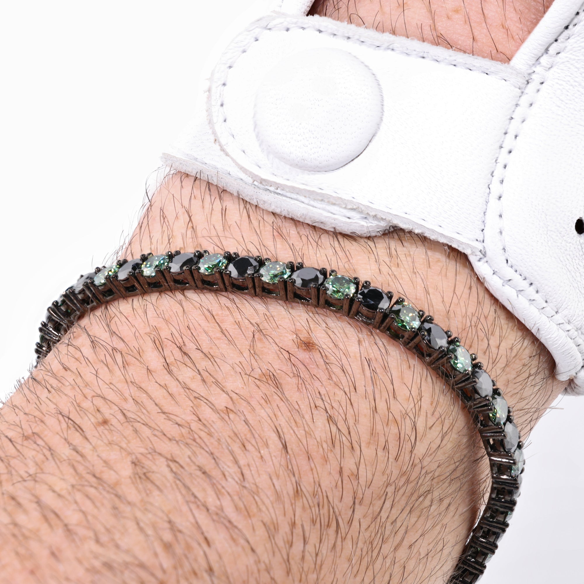 Executive Cut (4MM) Eclipse Finish Tennis Bracelet