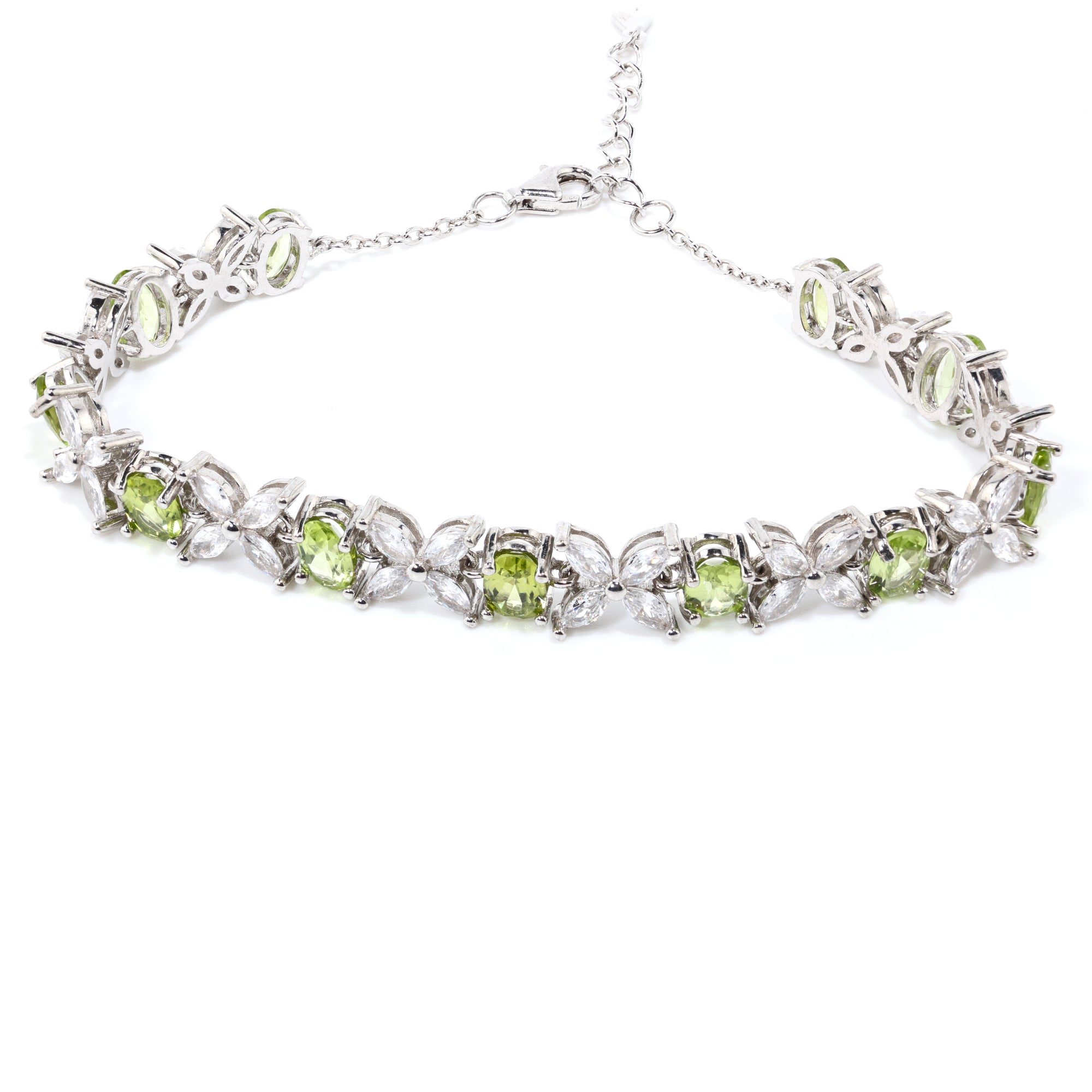 Peridot Butterfly Bracelet