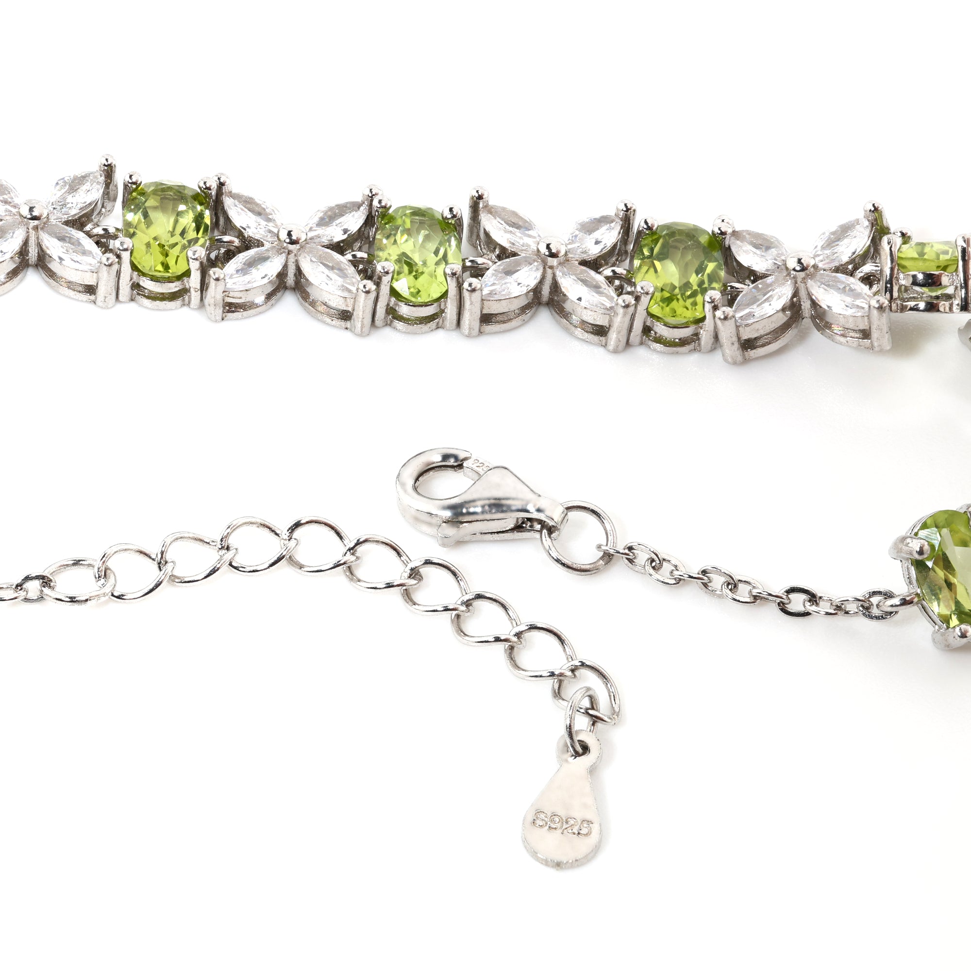 Peridot Butterfly Bracelet