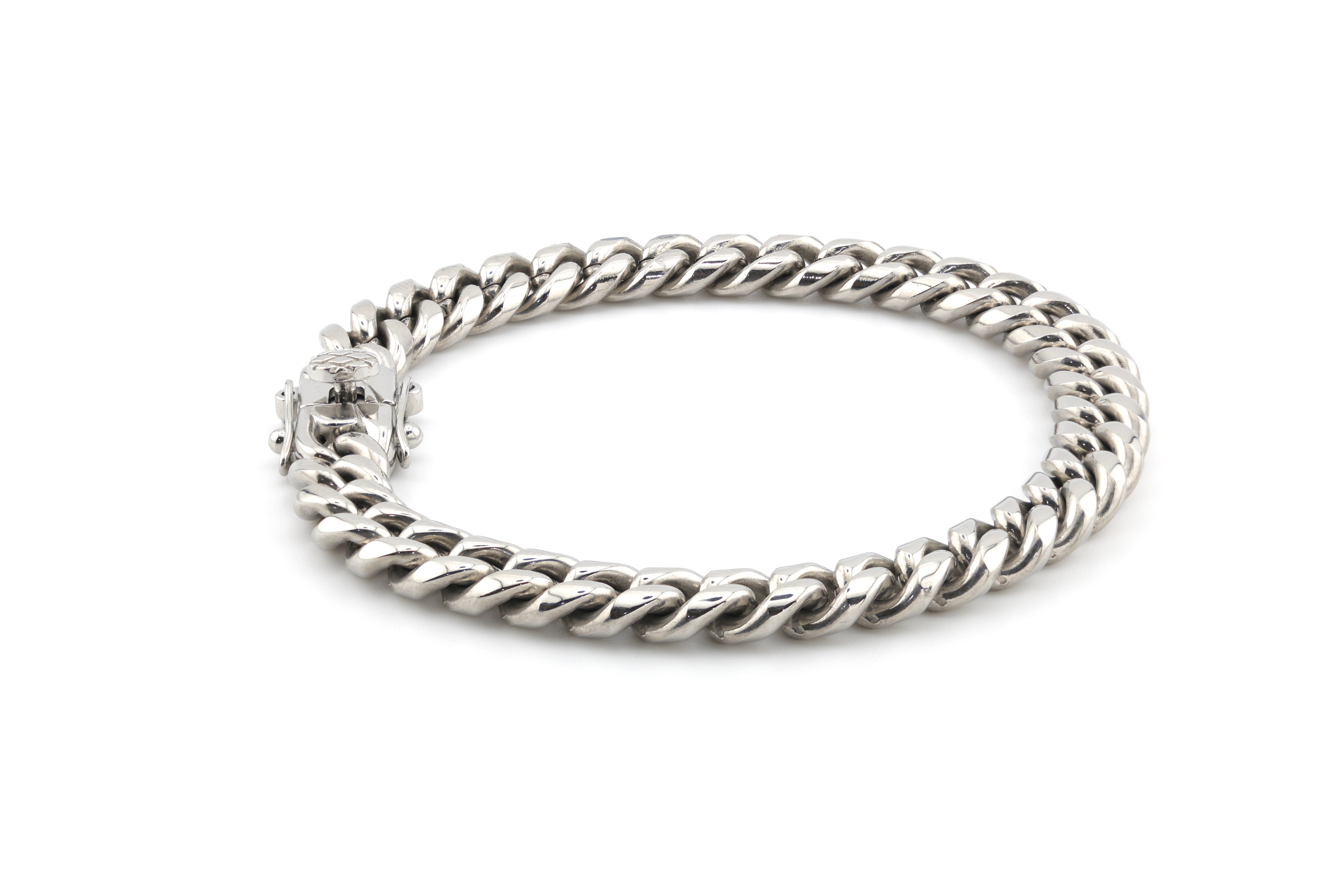 8MM Argentum Cuban Bracelet
