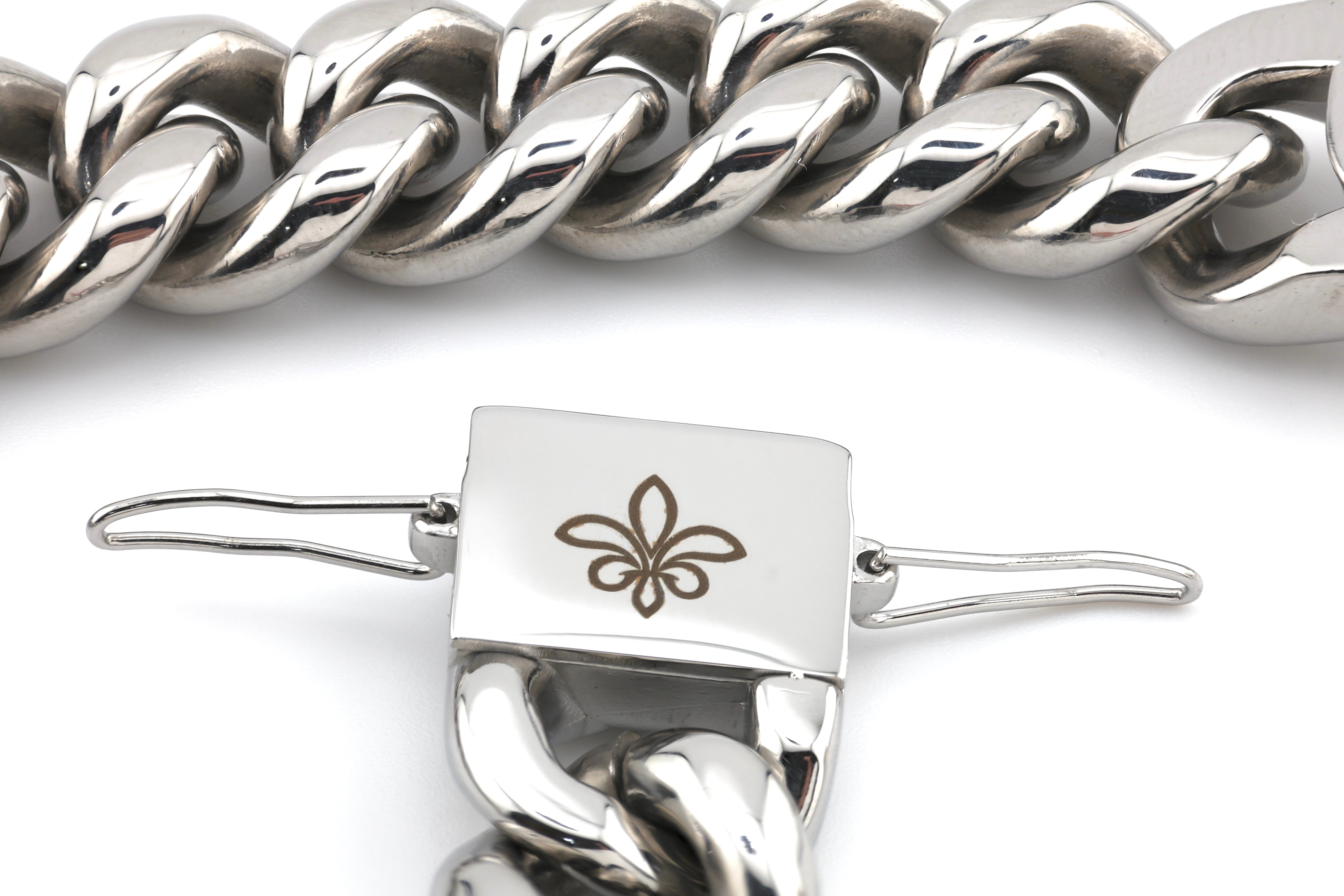 14MM Argentum Cuban Bracelet