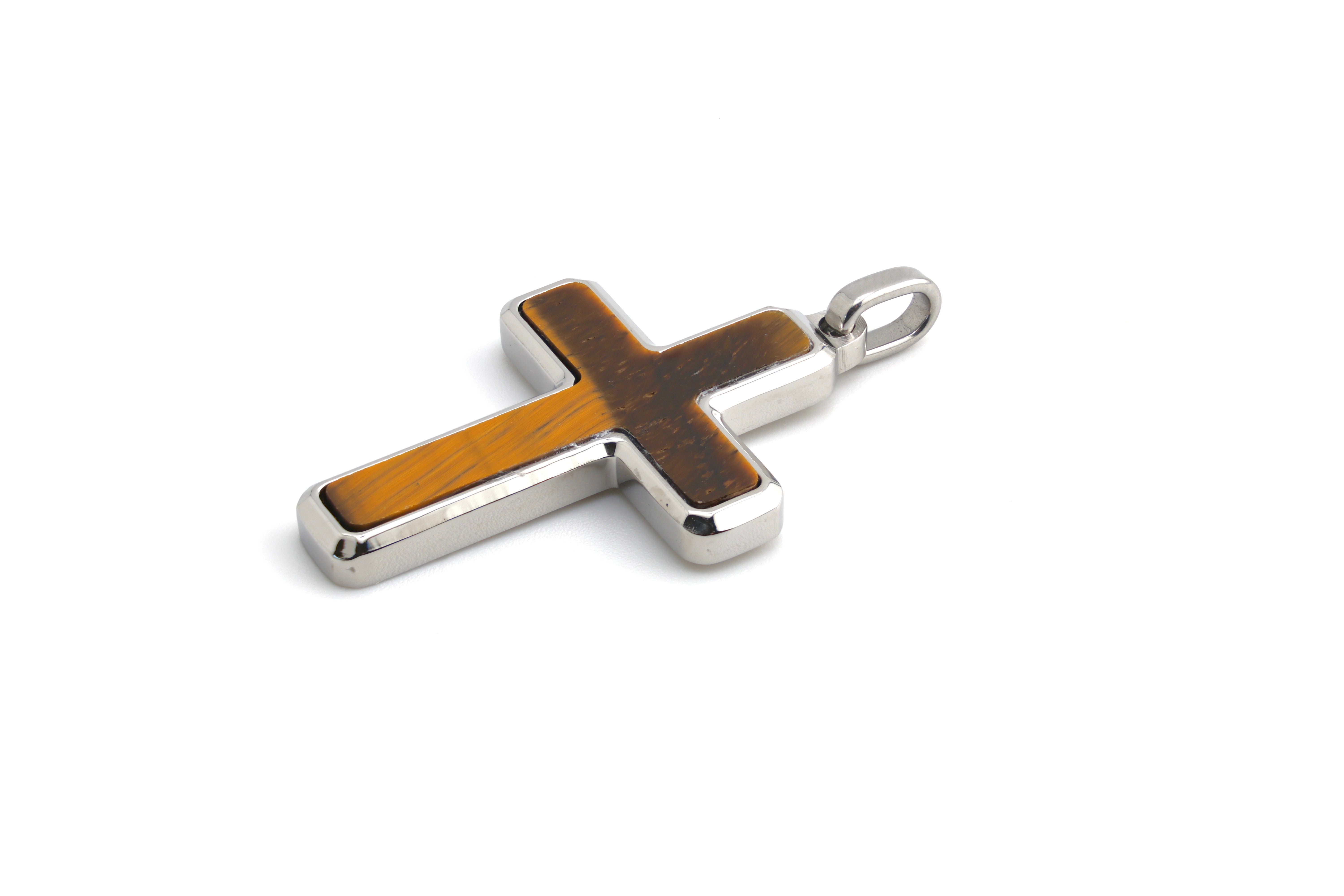 Tiger’s Eye Celestia Cross