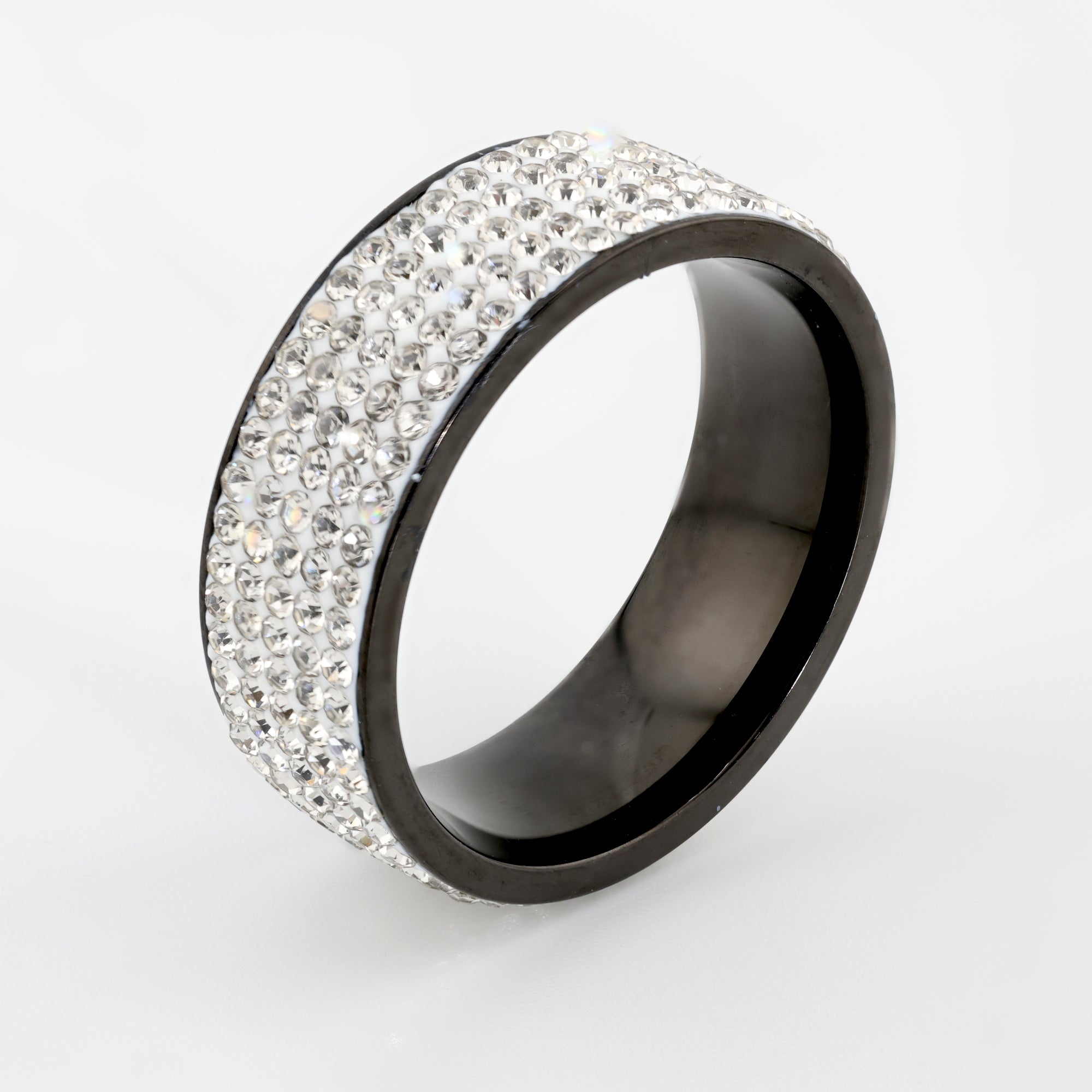 Noir Radiance Pavé Band
