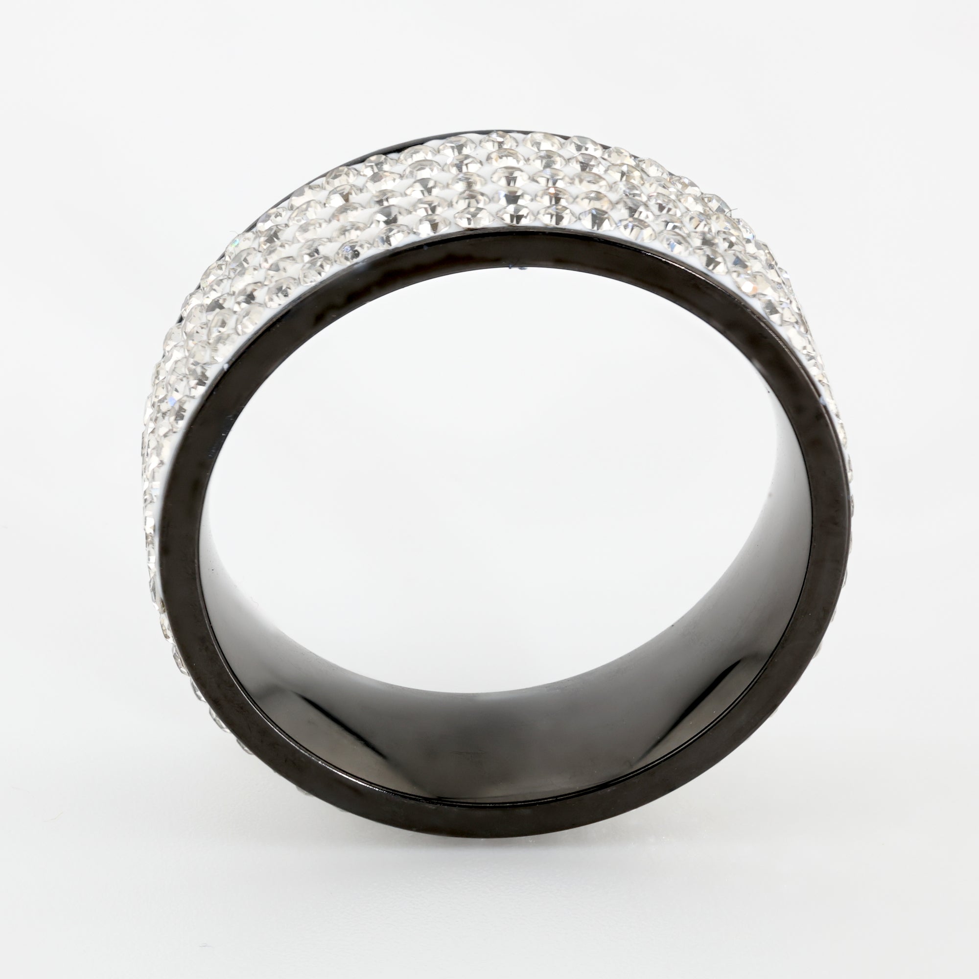 Noir Radiance Pavé Band