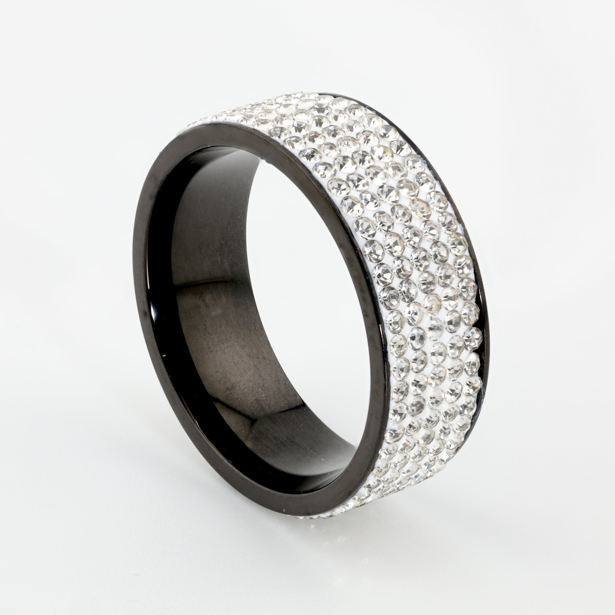 Noir Radiance Pavé Band