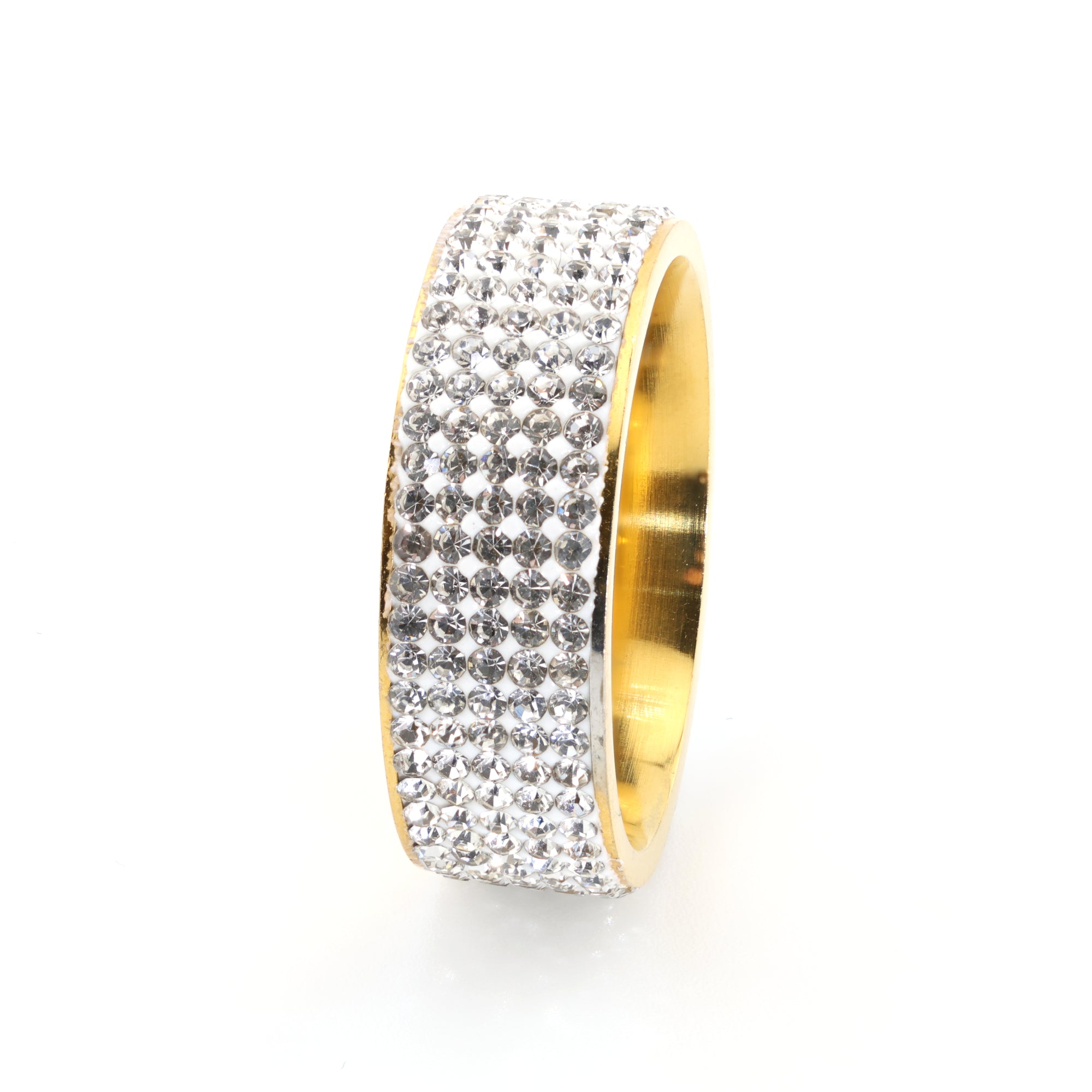 Gold Radiance Pavé Band