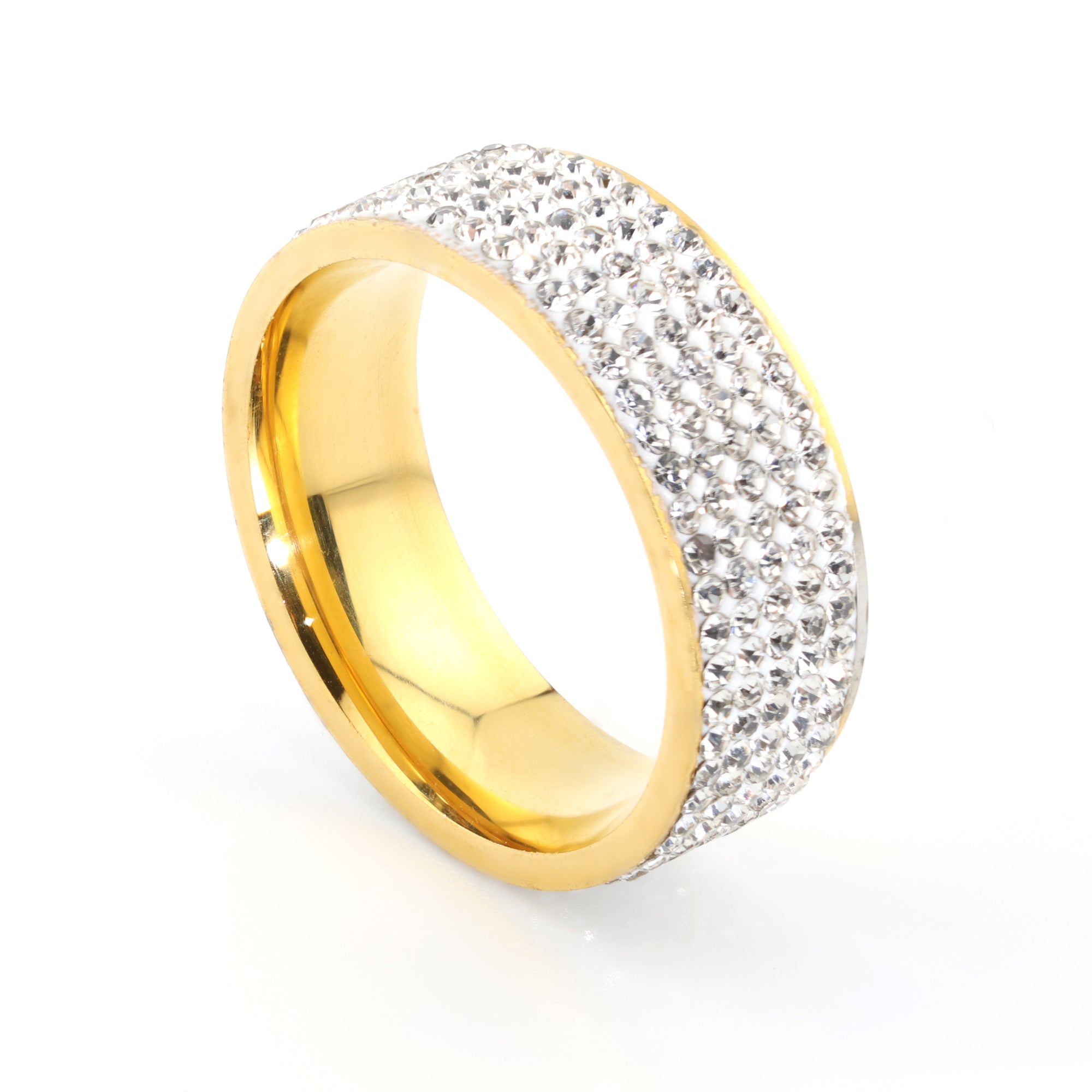 Gold Radiance Pavé Band
