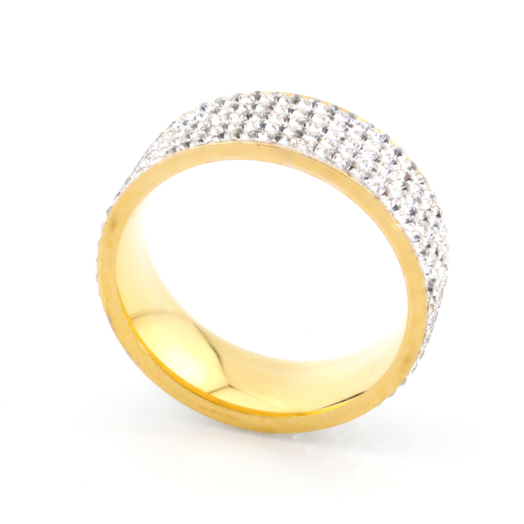 Gold Radiance Pavé Band