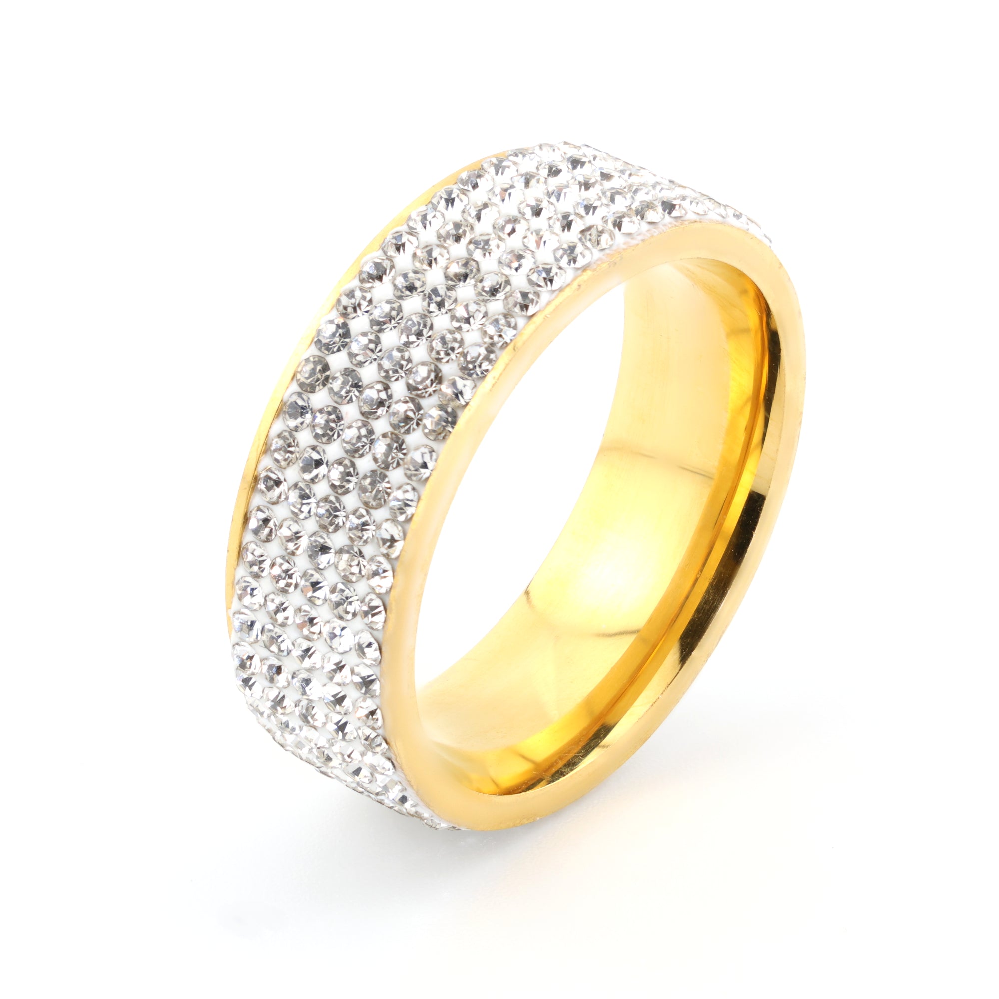 Gold Radiance Pavé Band