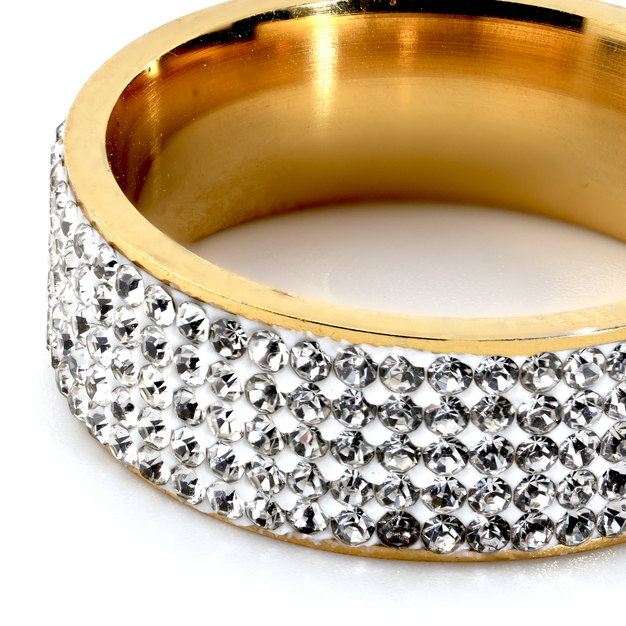Gold Radiance Pavé Band