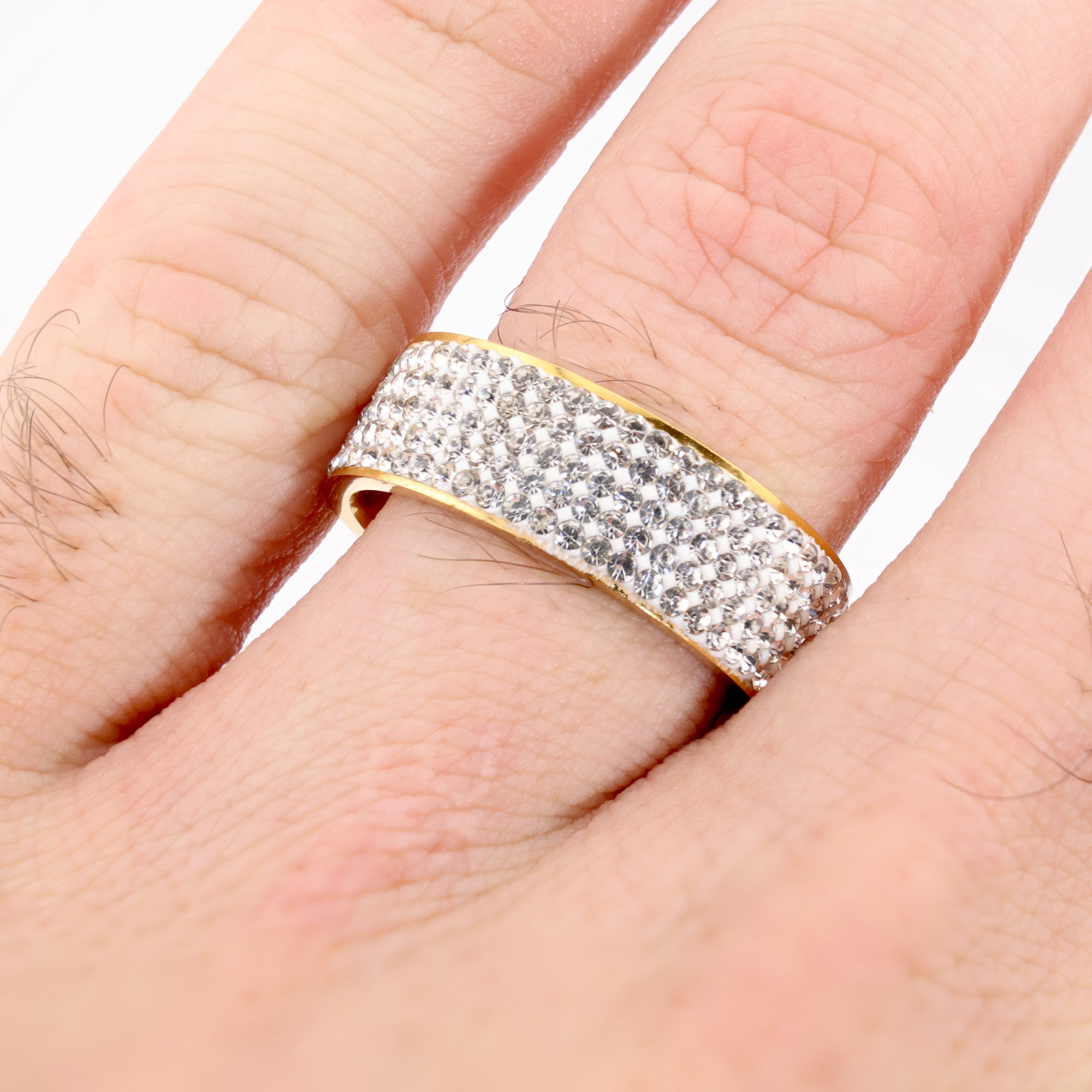 Gold Radiance Pavé Band
