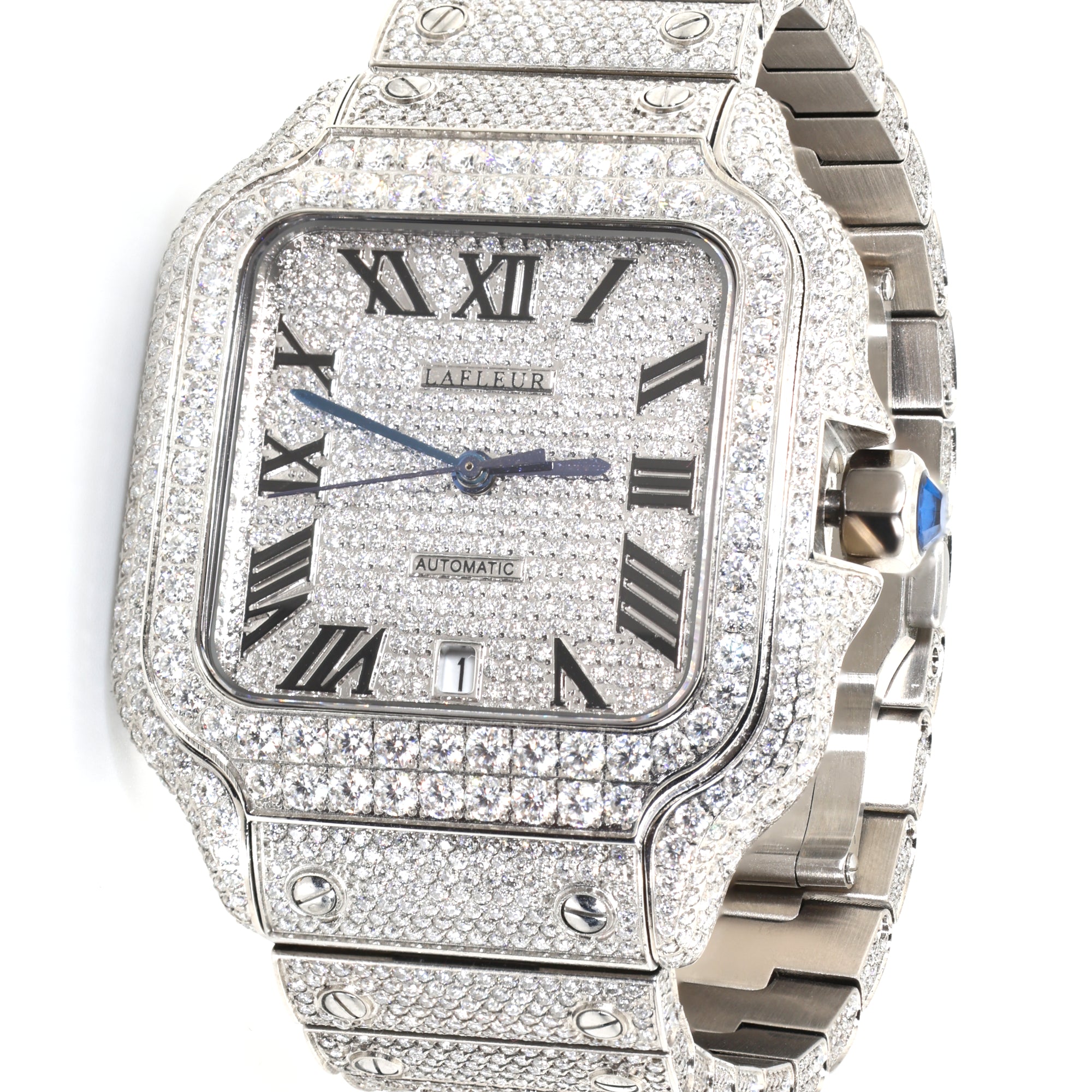 Monarch-Argentum Moissanite Automatic