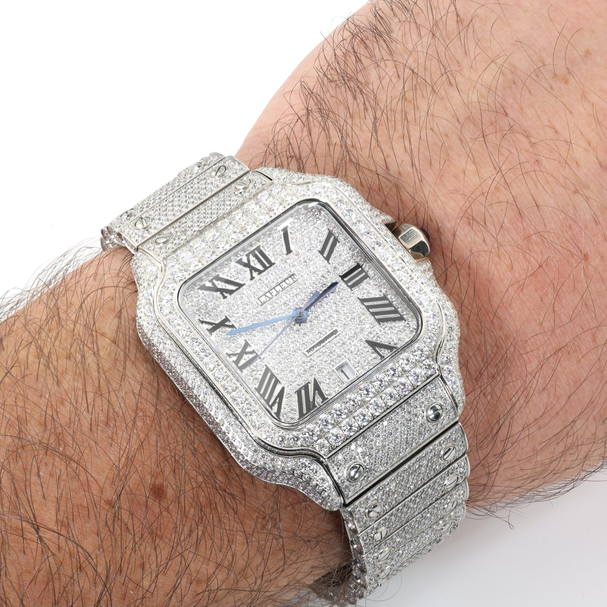 Monarch-Argentum Moissanite Automatic
