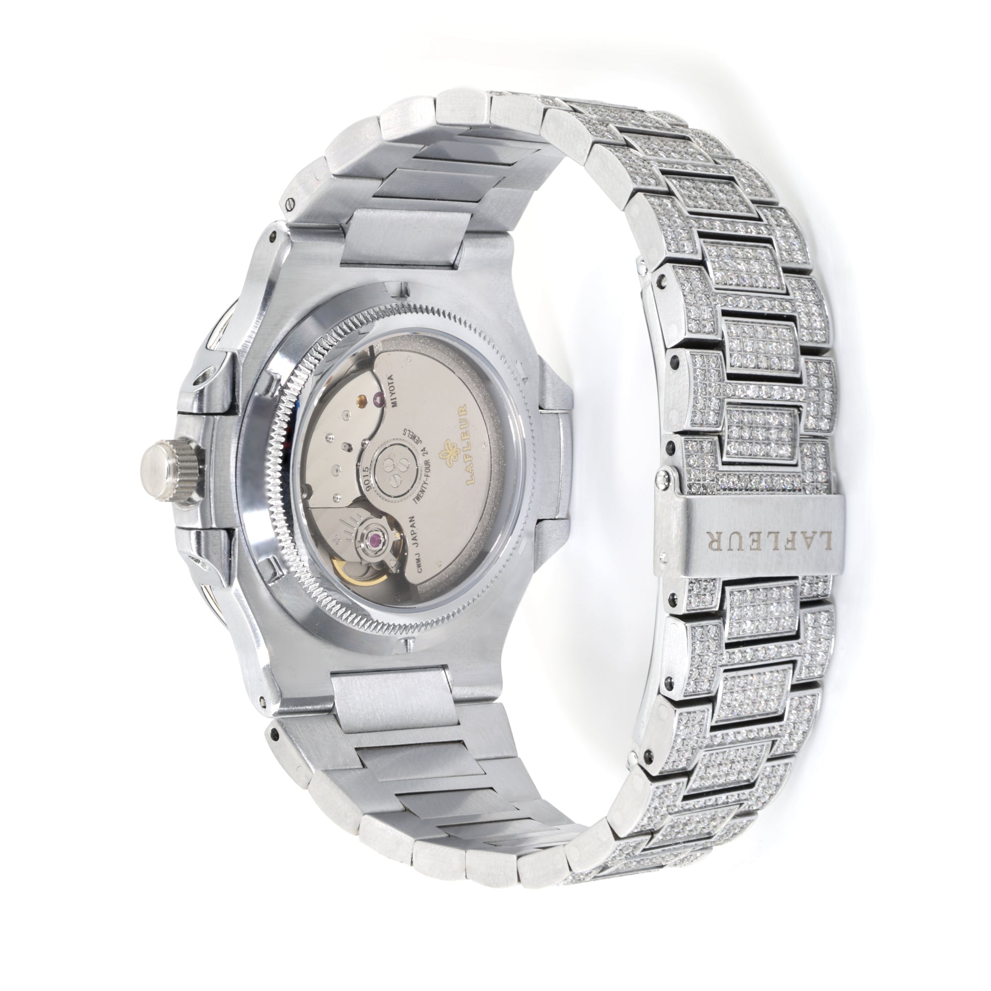 Sovereign-Argentum Moissanite Automatic