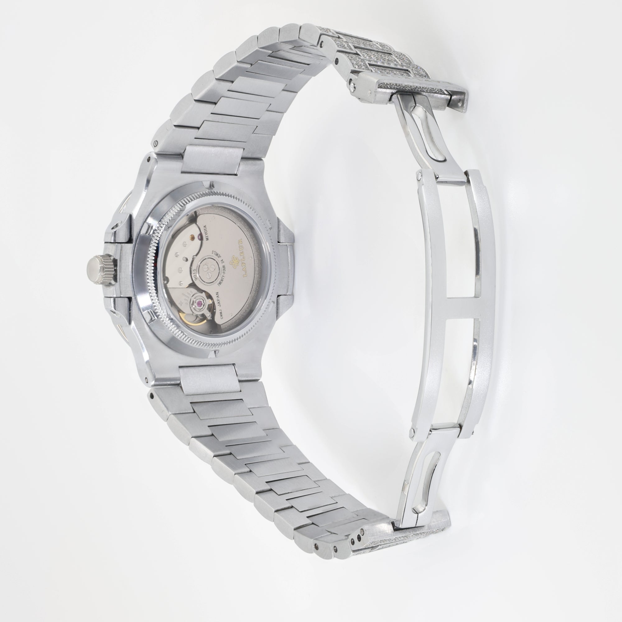 Sovereign-Argentum Moissanite Automatic