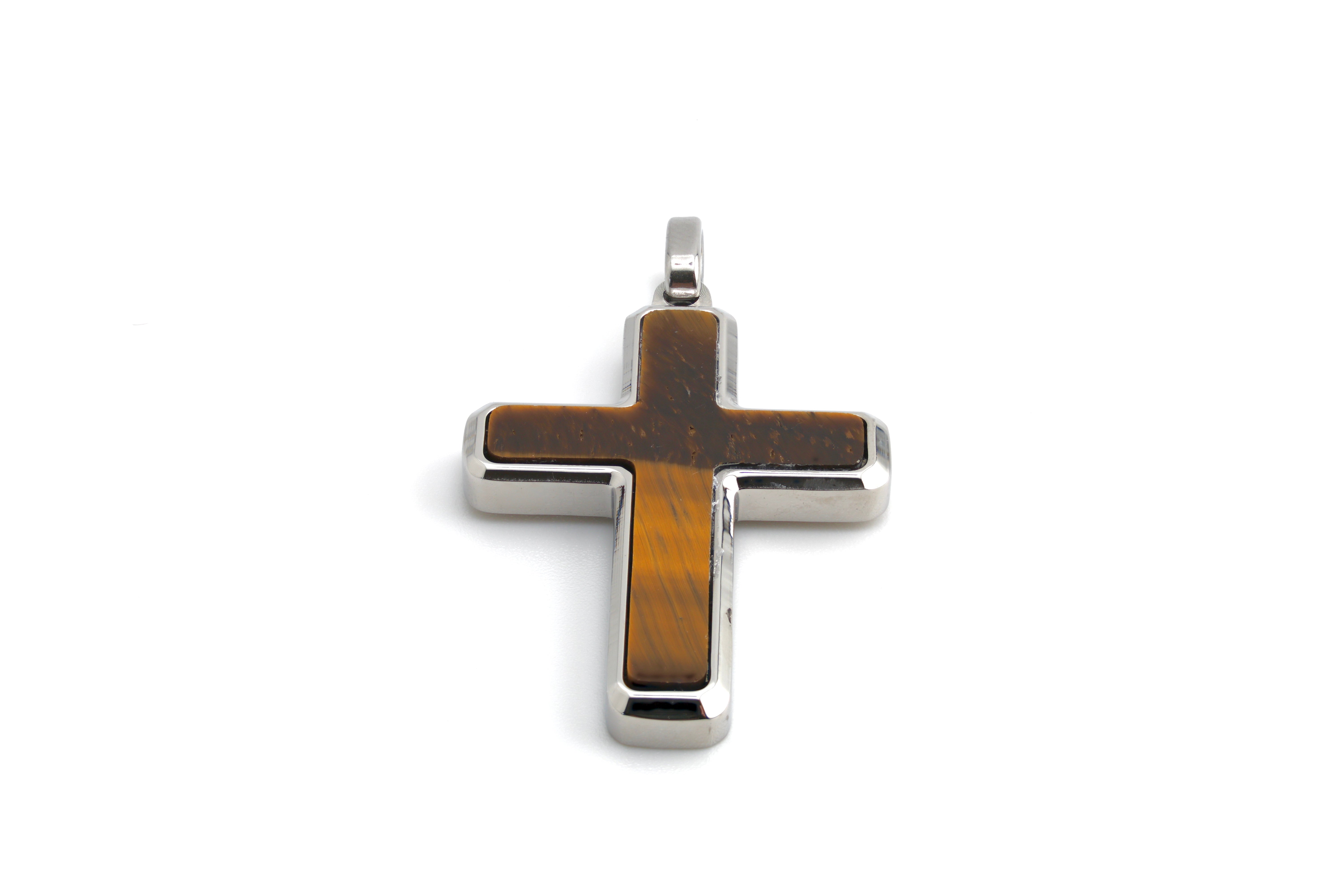 Tiger’s Eye Celestia Cross