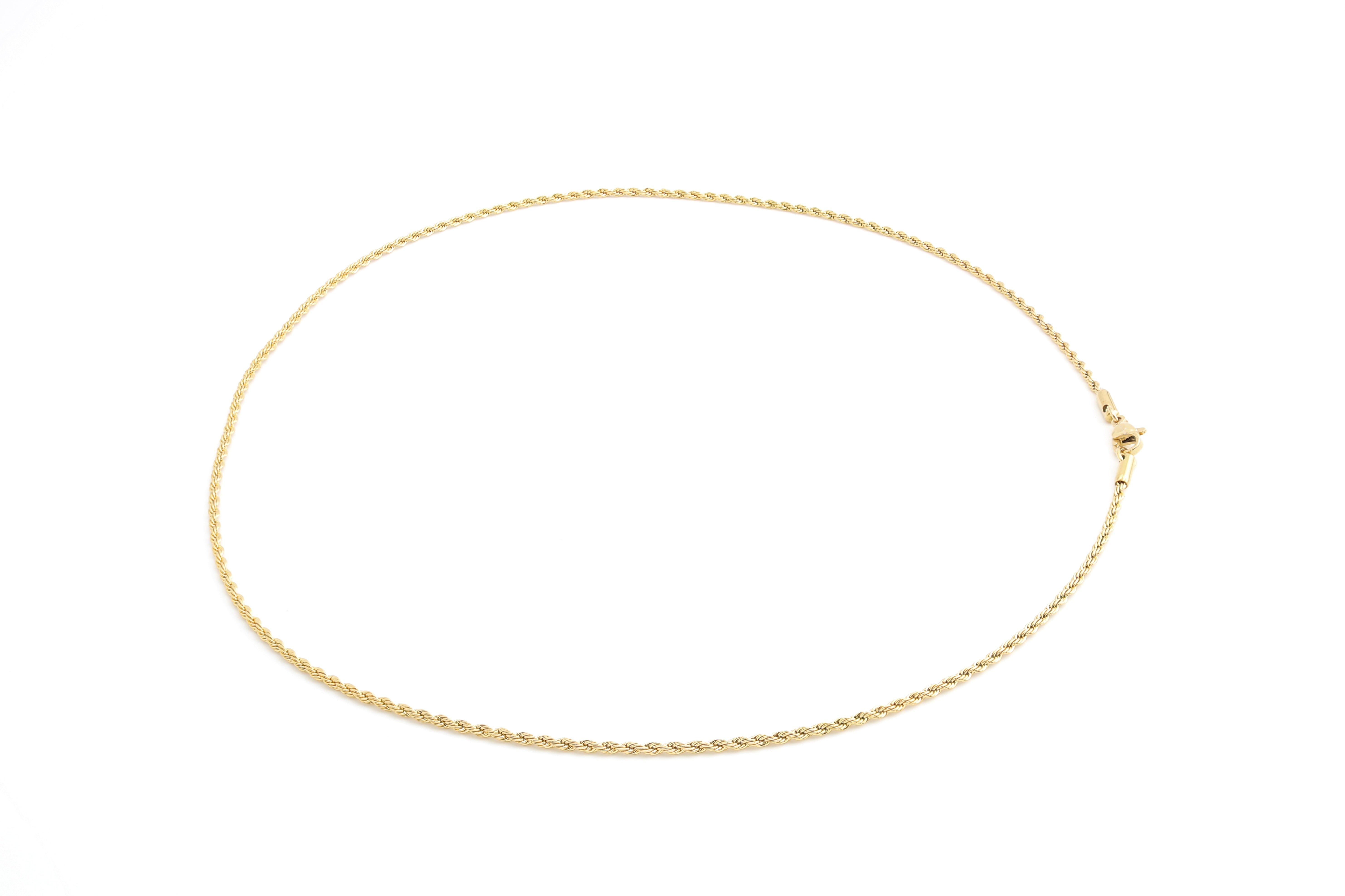 2MM Aurelius Rope Necklace