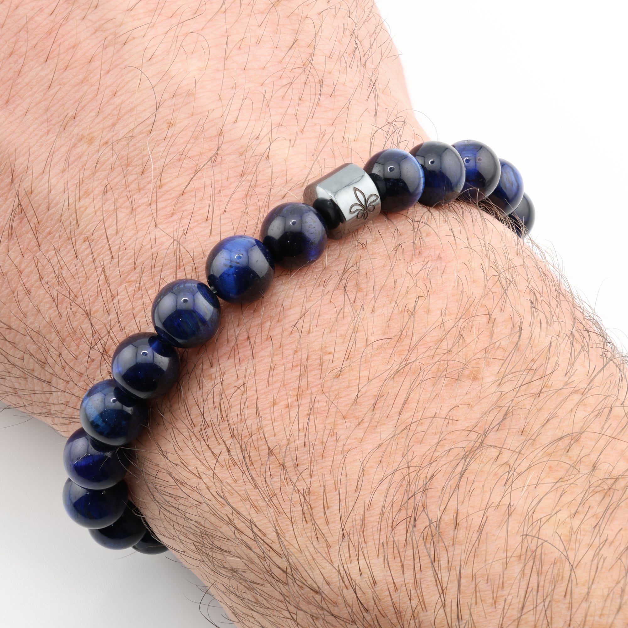 Dark Blue Tiger's Eye Bracelet