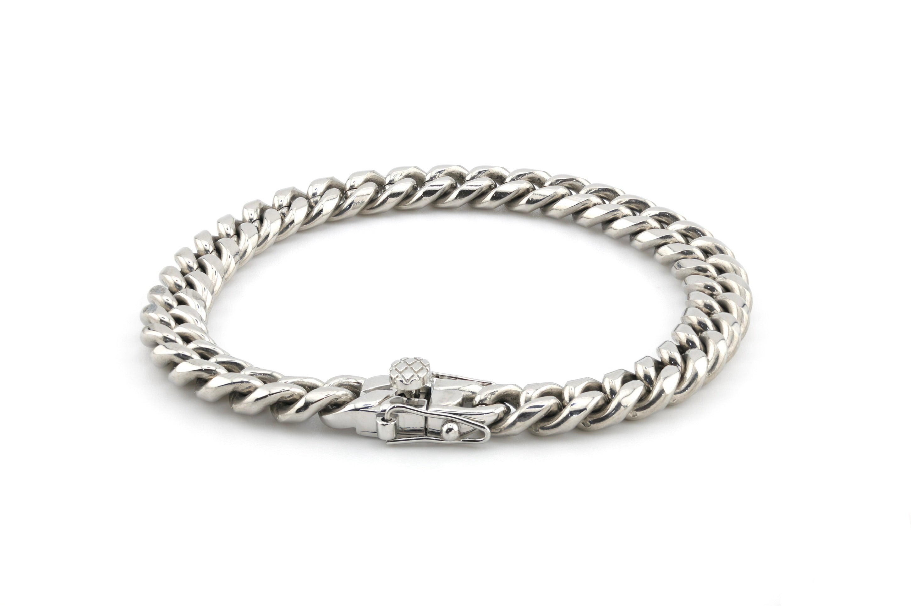 8MM Argentum Cuban Bracelet