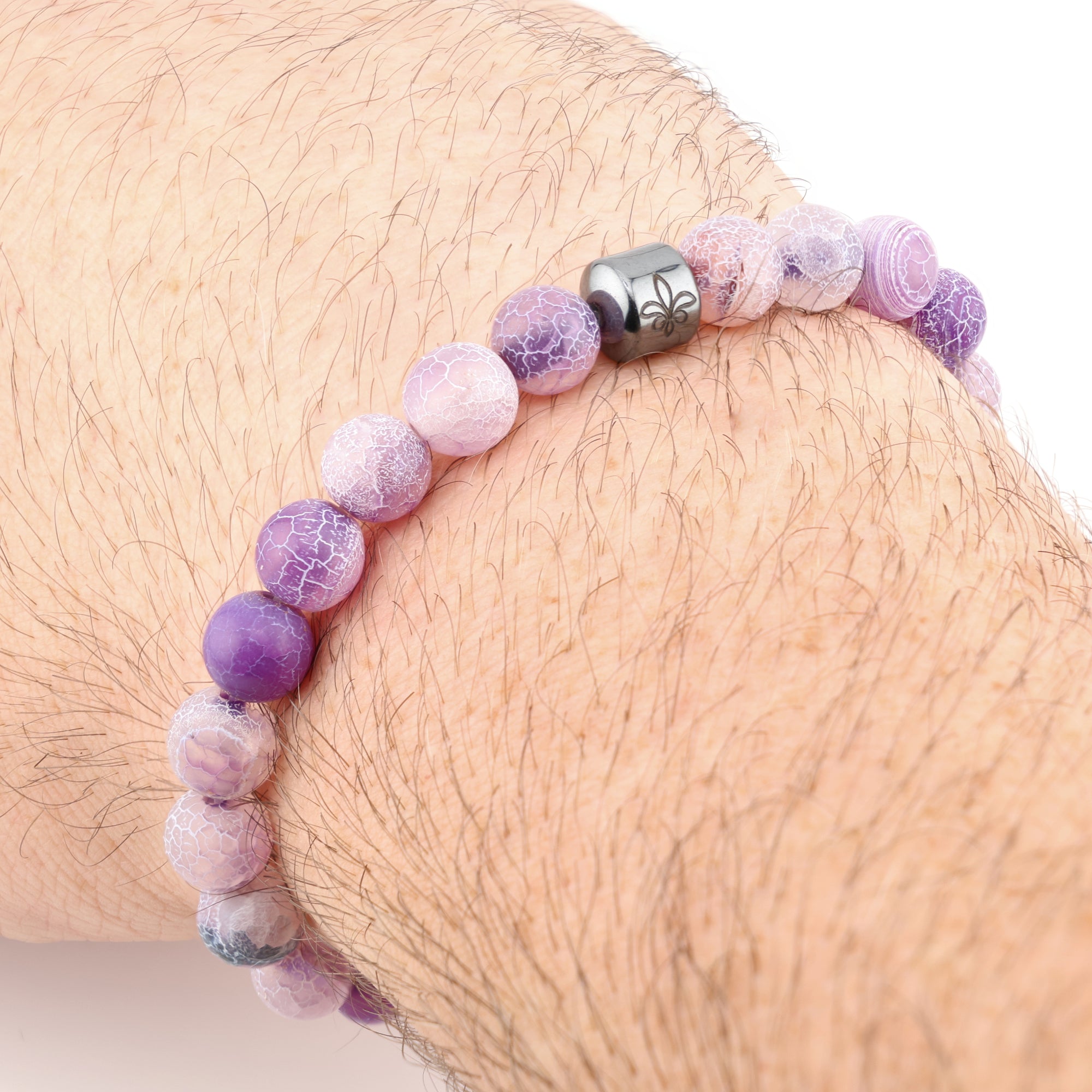 Frosted Amathyst Bracelet