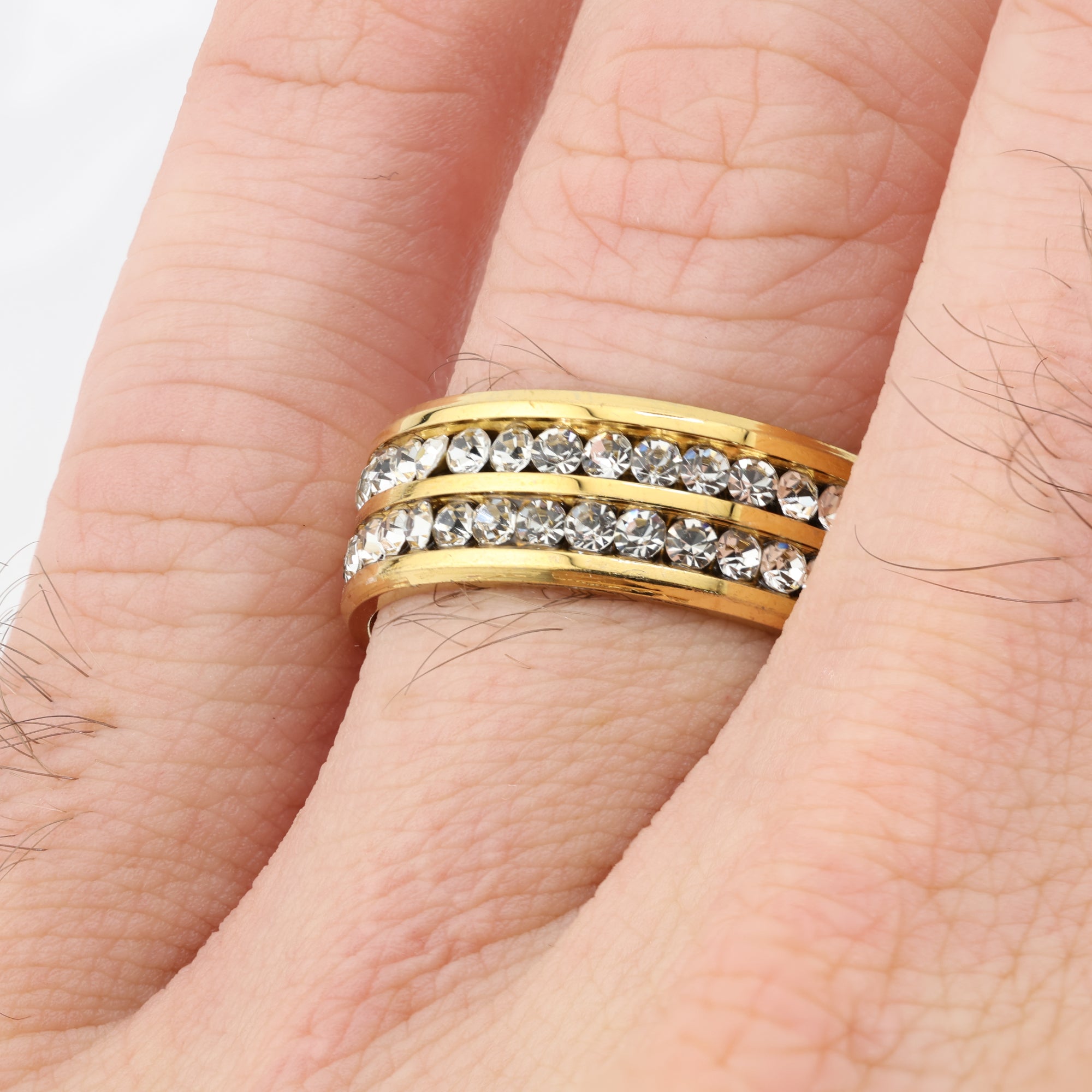 Gold Halo Ring
