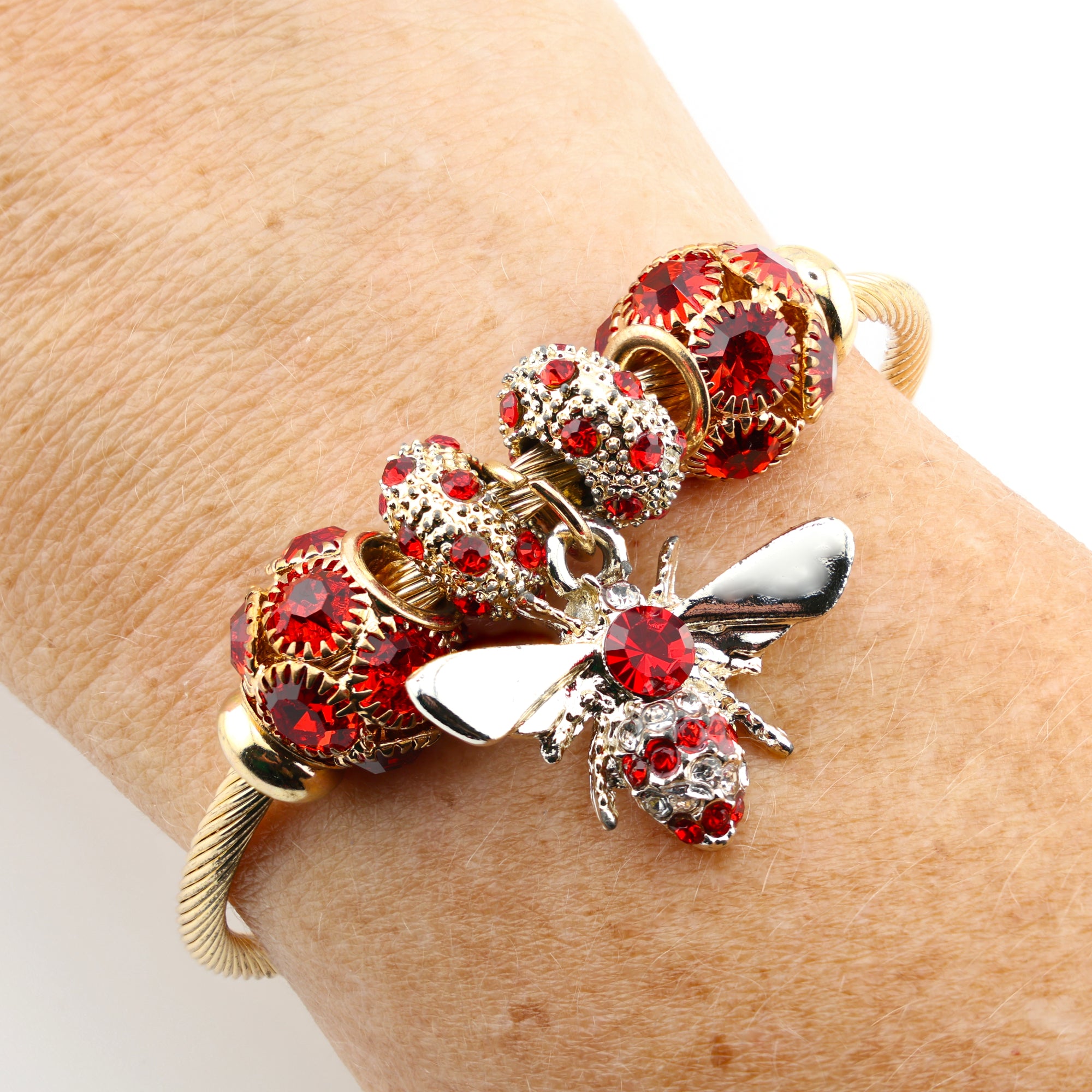 Aurelia Ruby Hive Bracelet