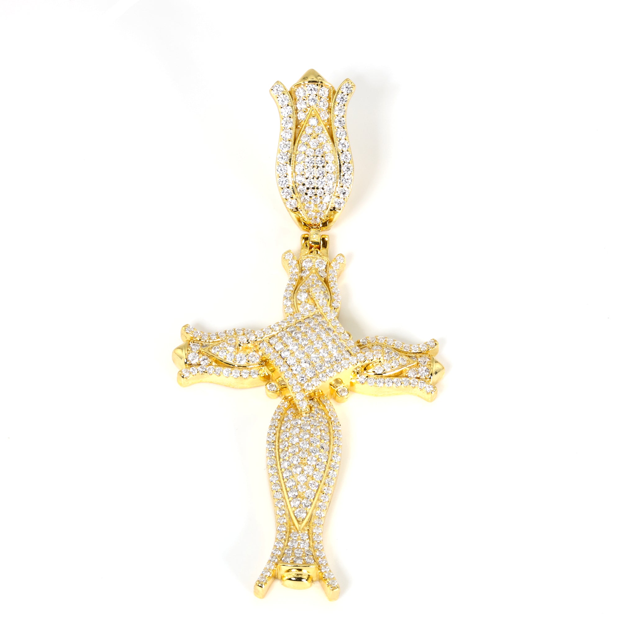 Aurelius Flora Cross Pendant