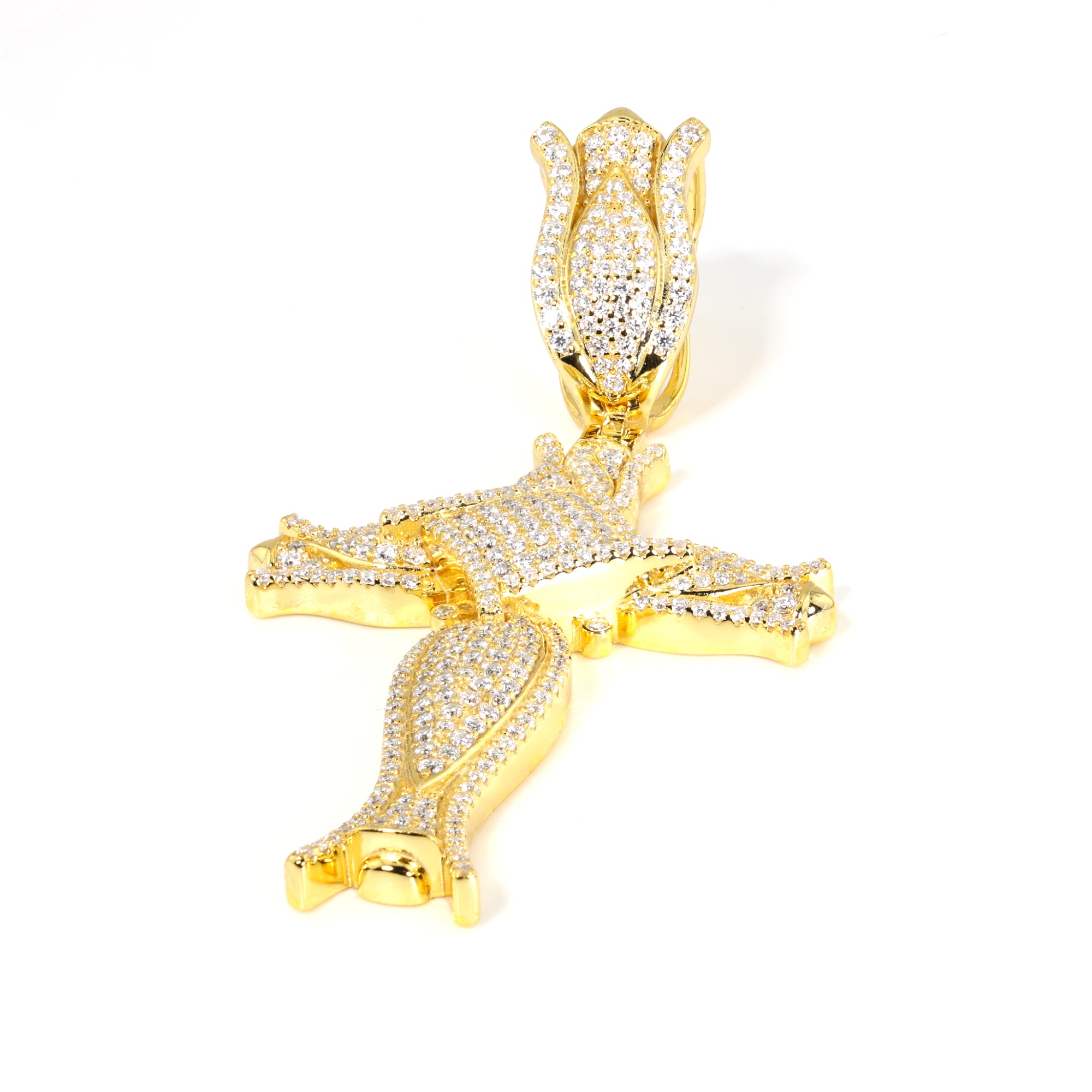 Aurelius Flora Cross Pendant