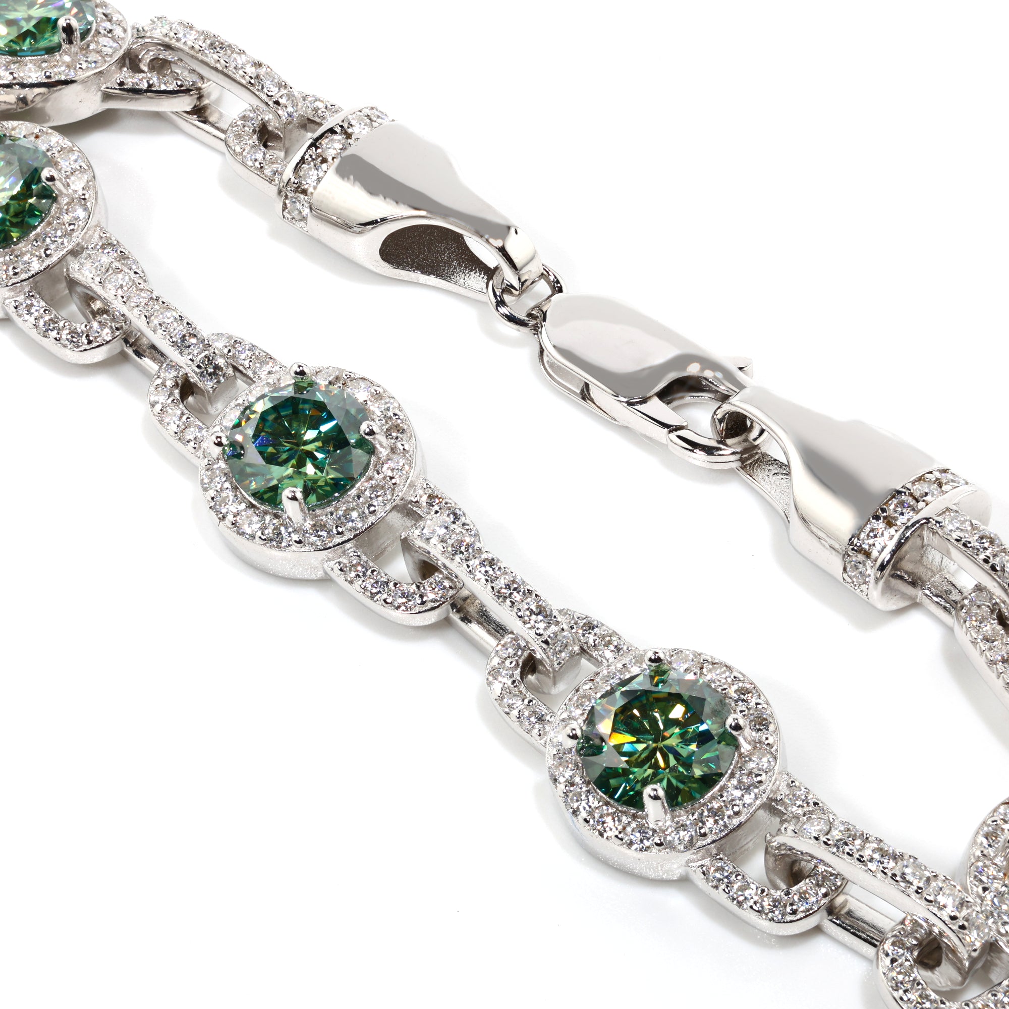 Argentum Green Halo Link