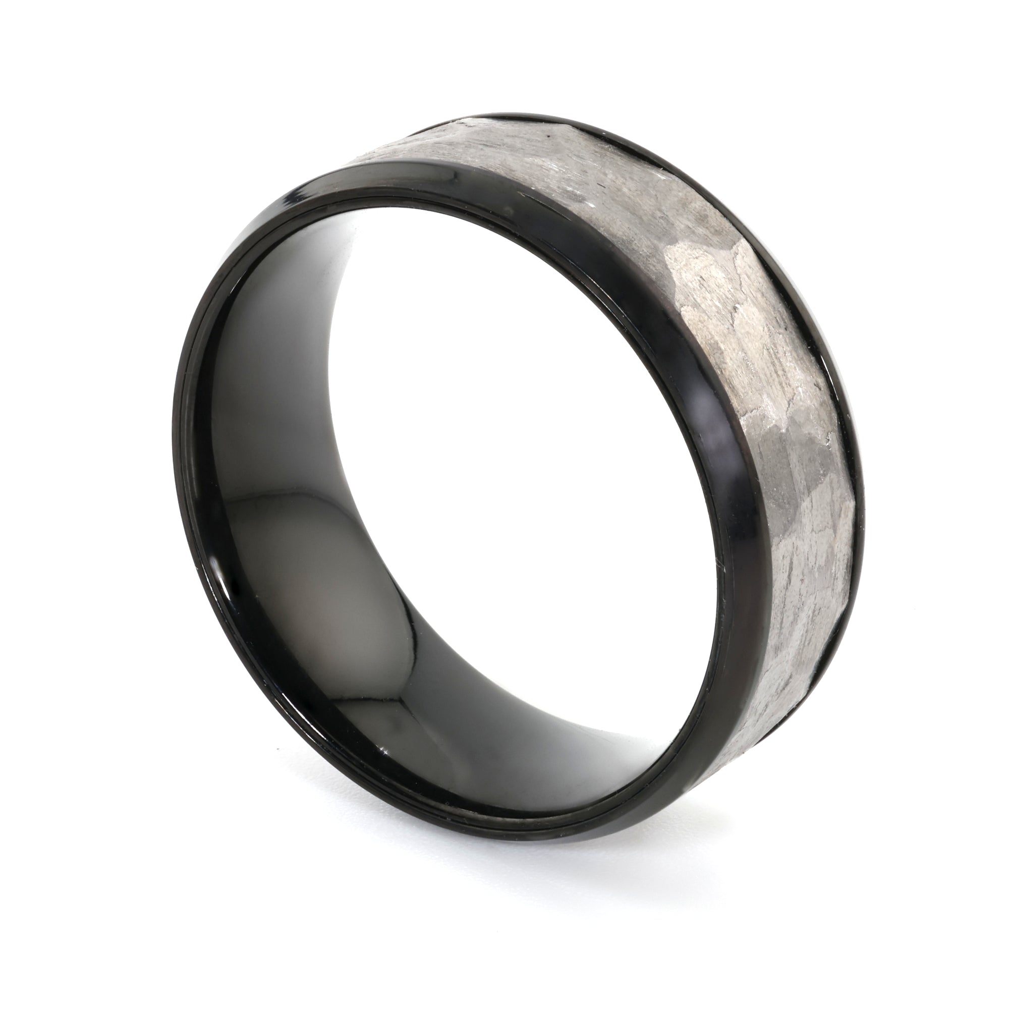 Onyx Bastion Tantalum Ring