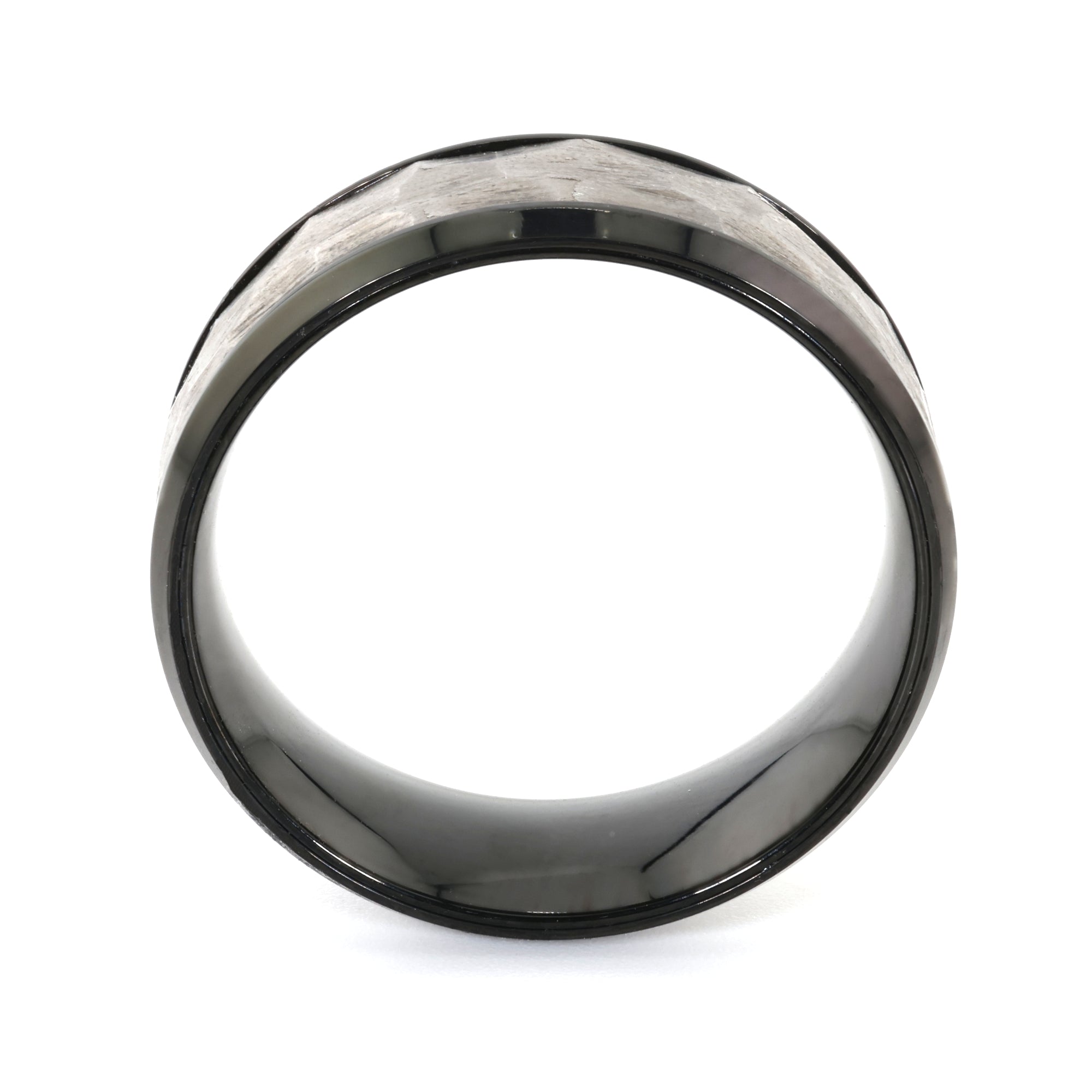 Onyx Bastion Tantalum Ring